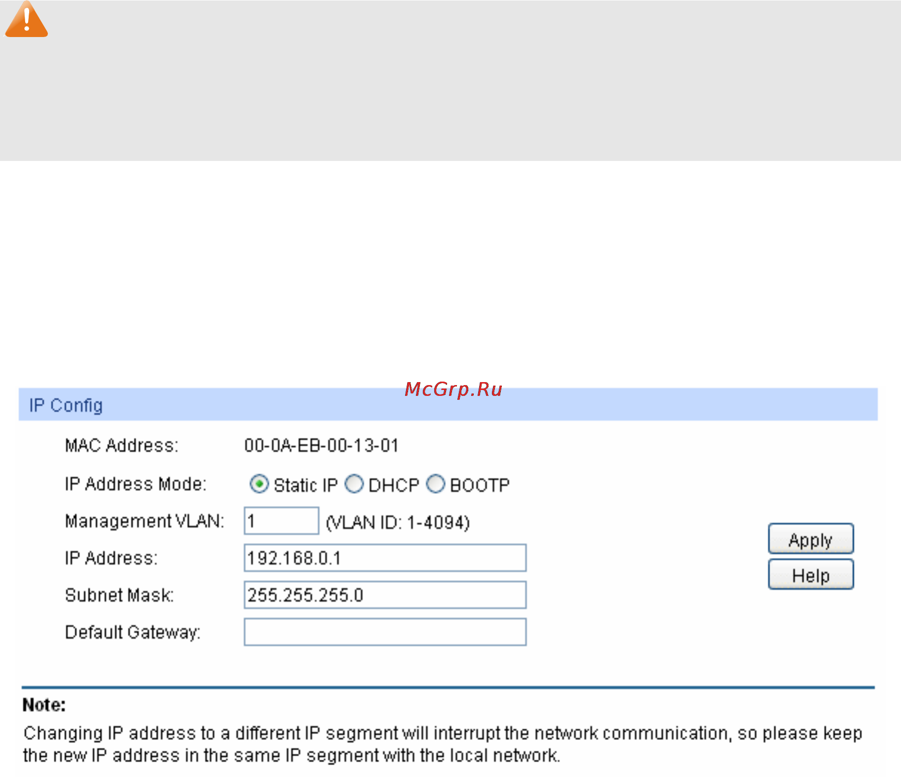 Tp-Link TL-SL3428 [22/234] System ip