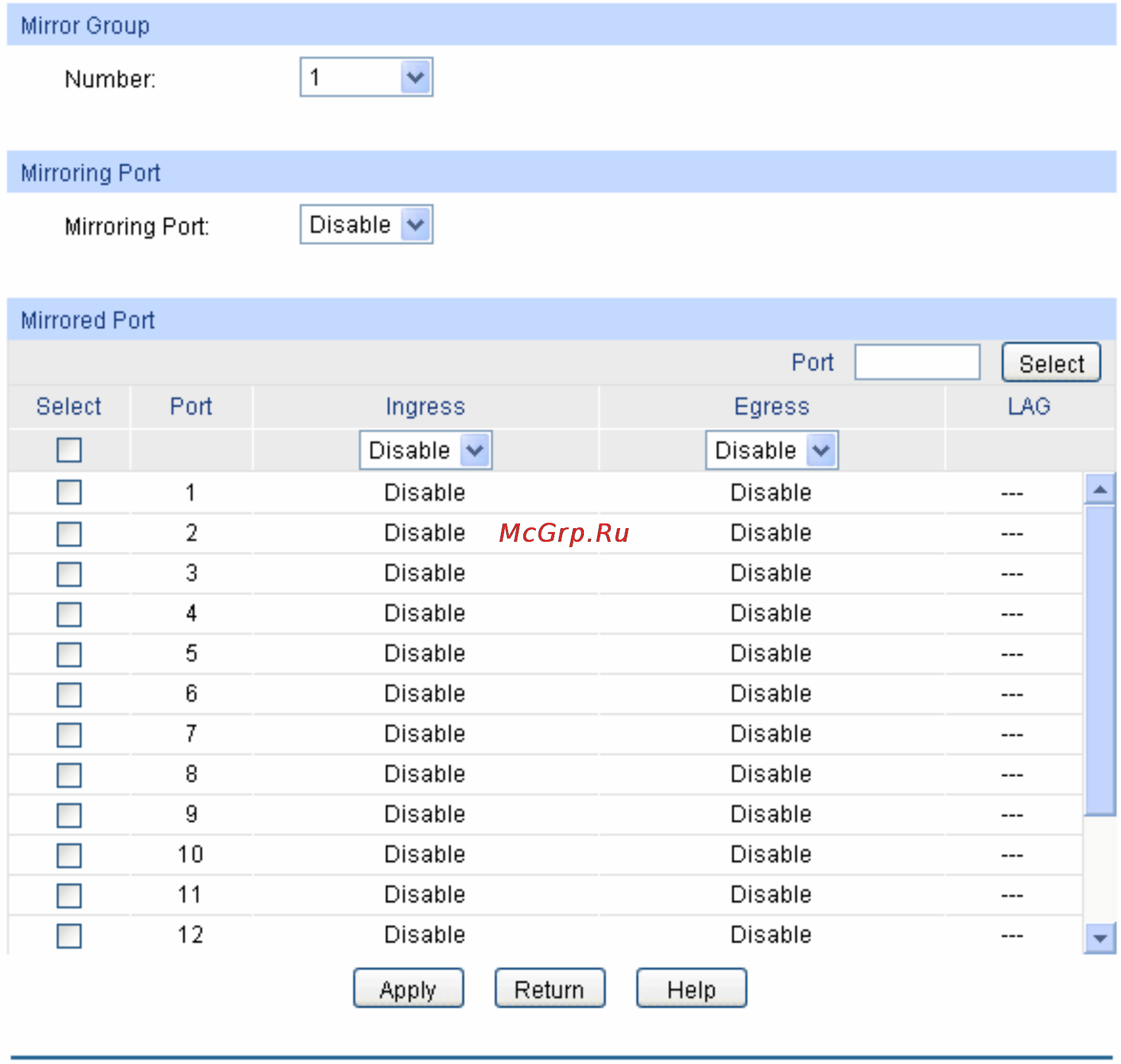 Tp-Link TL-SG2424 [31/130] The following entries are displayed on this screen