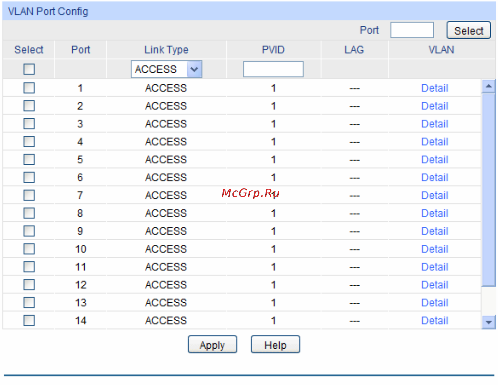 Tp-Link TL-SG2424 [52/130] Port config