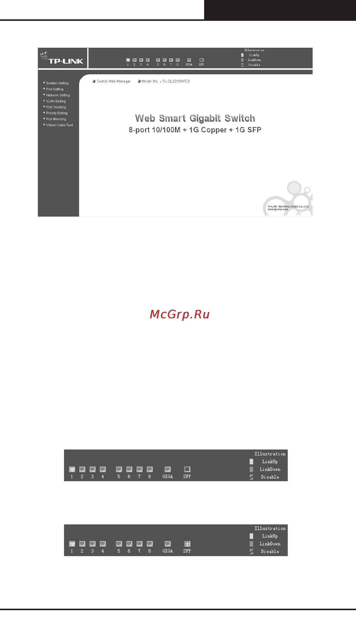 Tp-Link TL-SL2428WEB [35/75] Web smart gigabit switch family user s guide