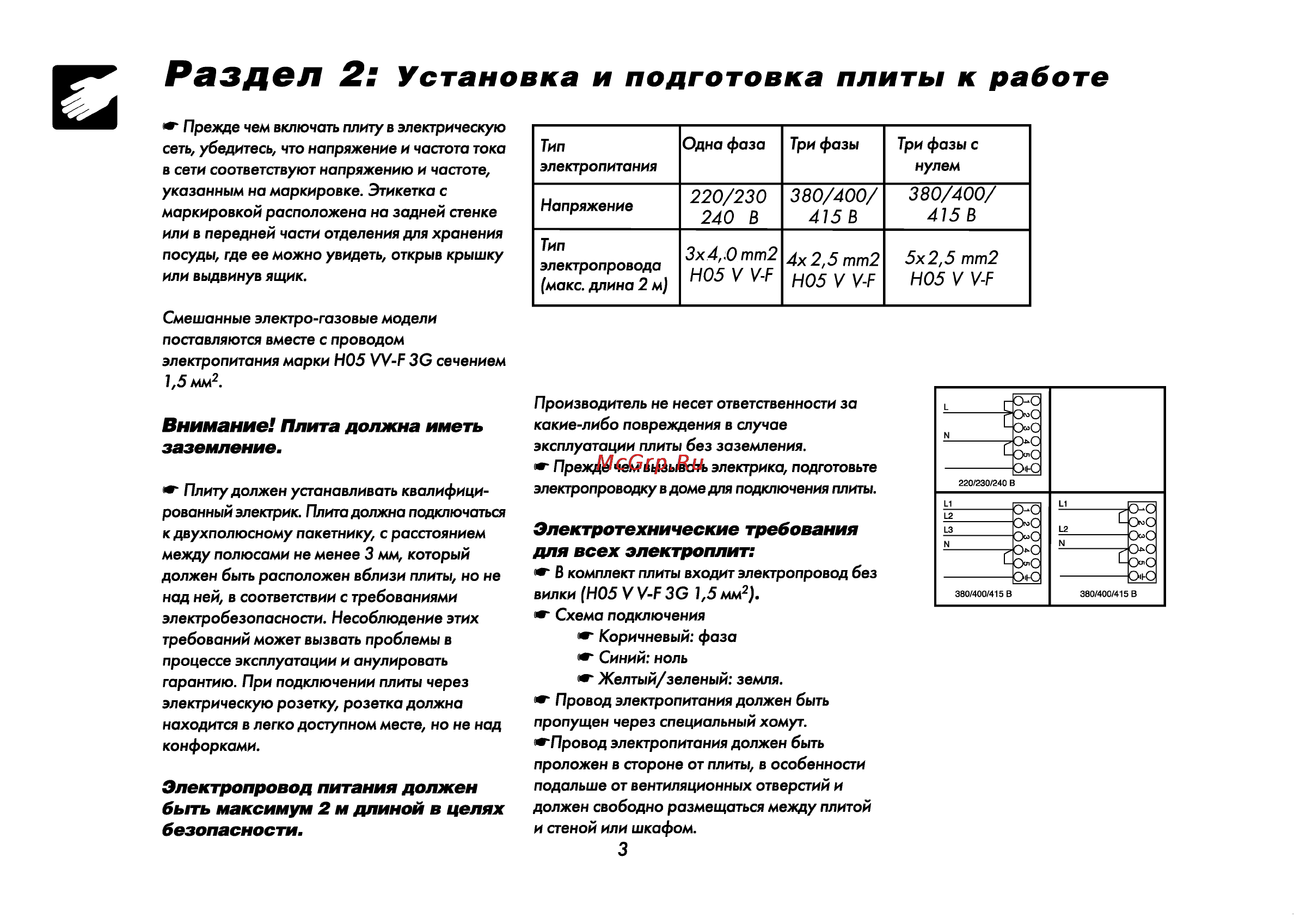 Beko CE 56100 [4/72] Установка и подготовка плиты к работе