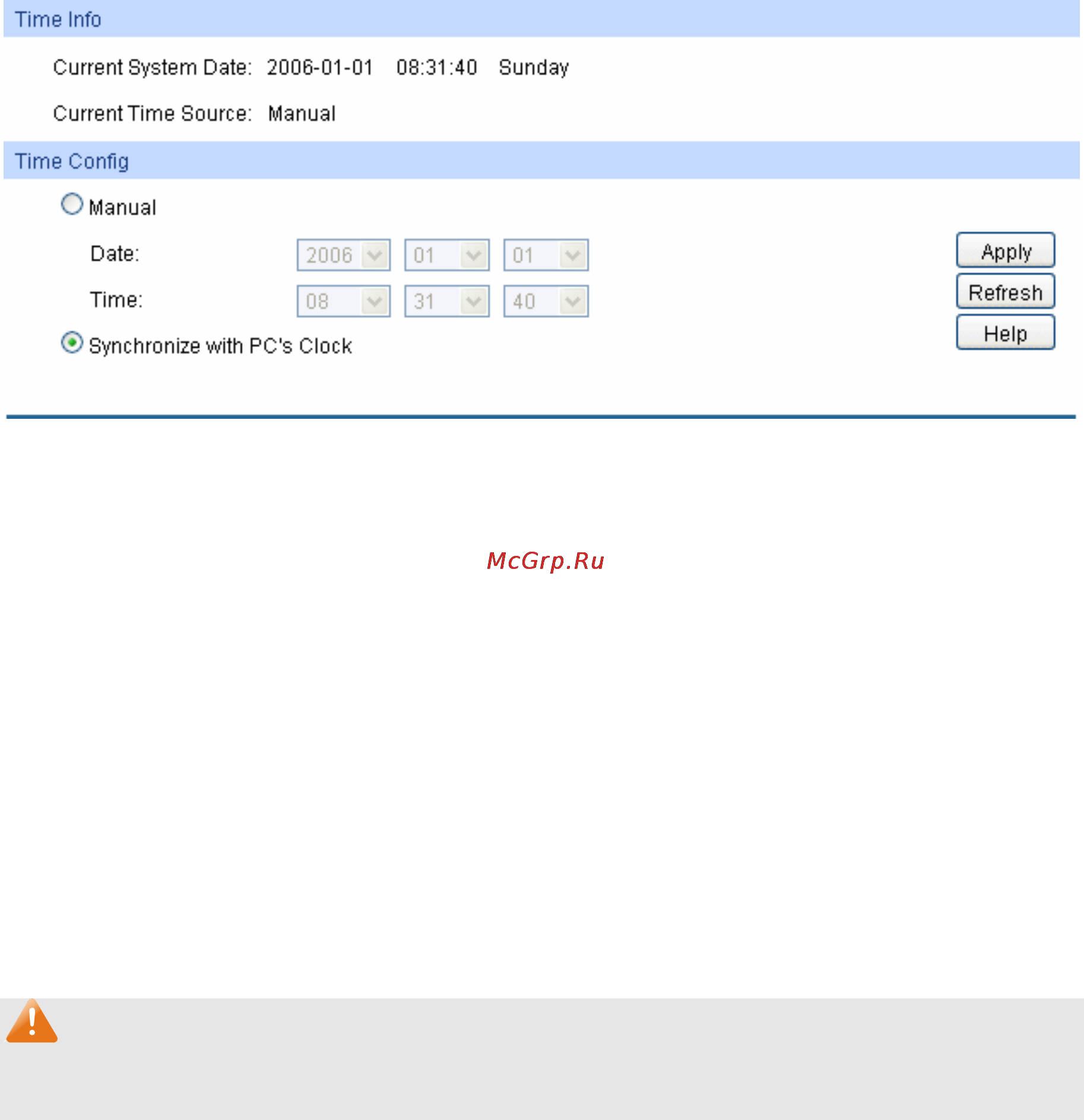 Tp-Link TL-SL2428 [20/140] System time