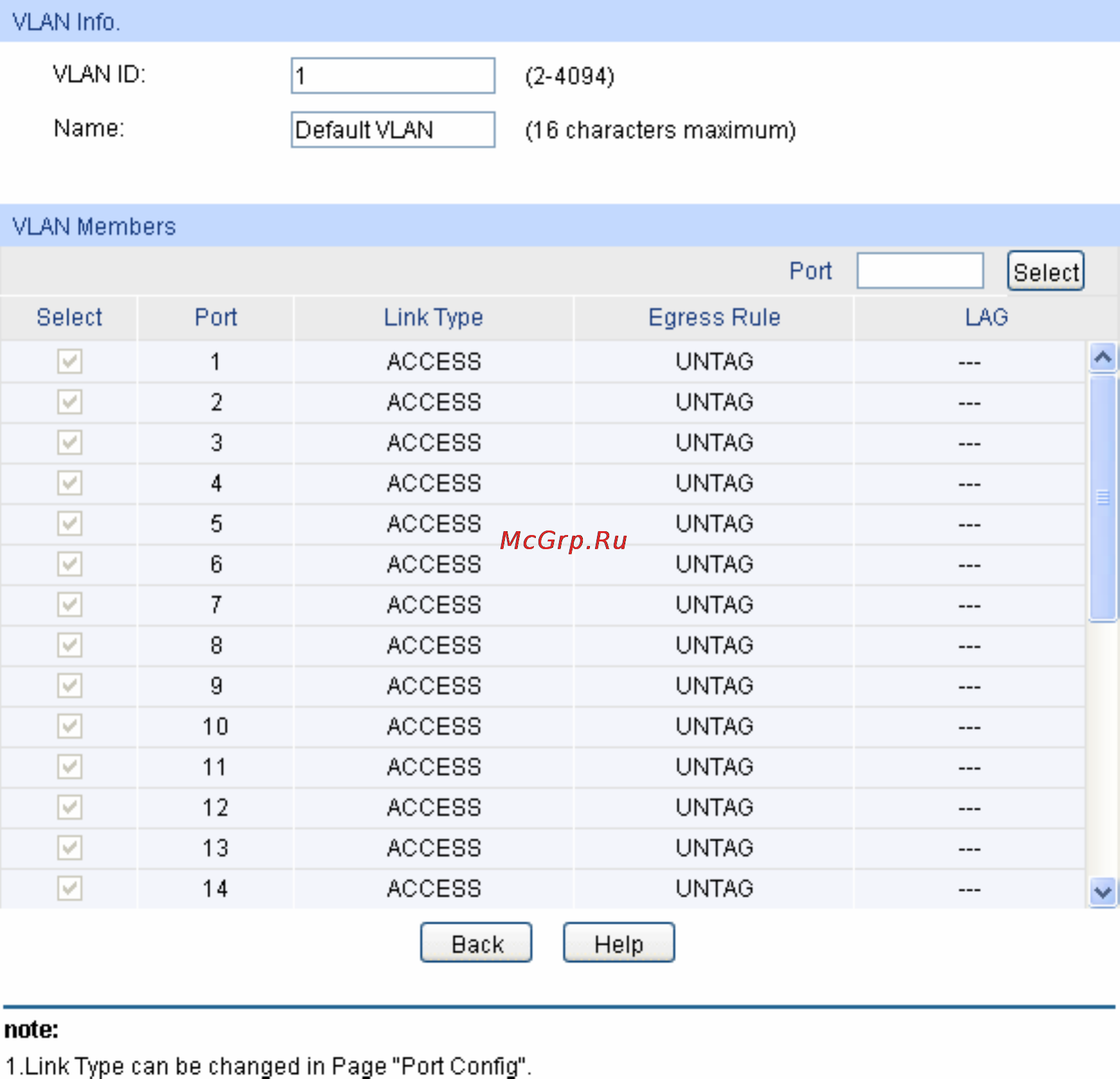 Tp-Link TL-SL2428 [54/140] The following entries are displayed on this screen