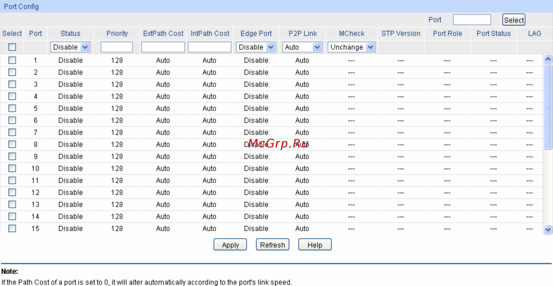 Tp-Link TL-SL2428 [68/140] The following entries are displayed on this screen