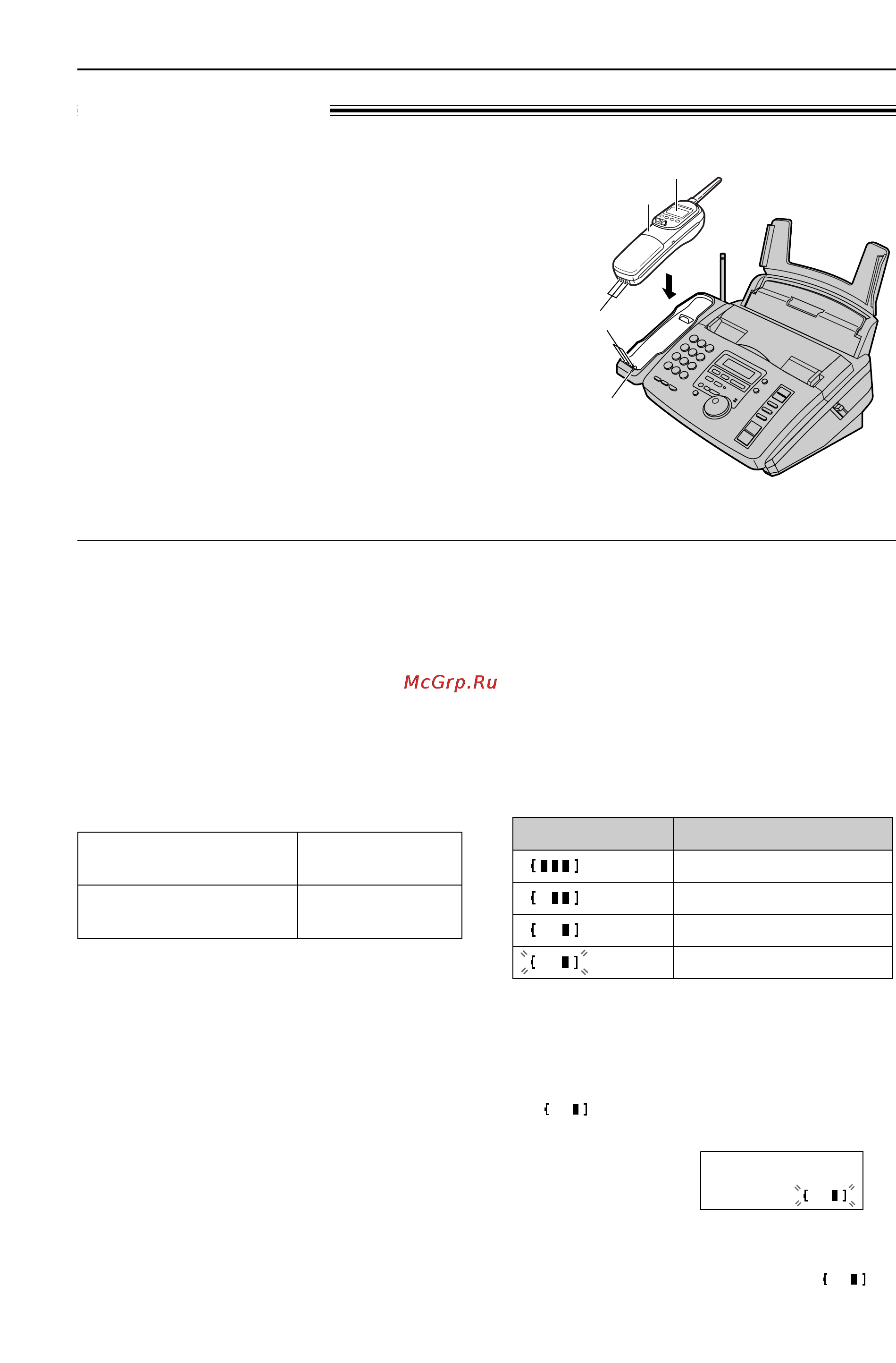 Panasonic KX-FPC95CX [20/109] Установки трубка