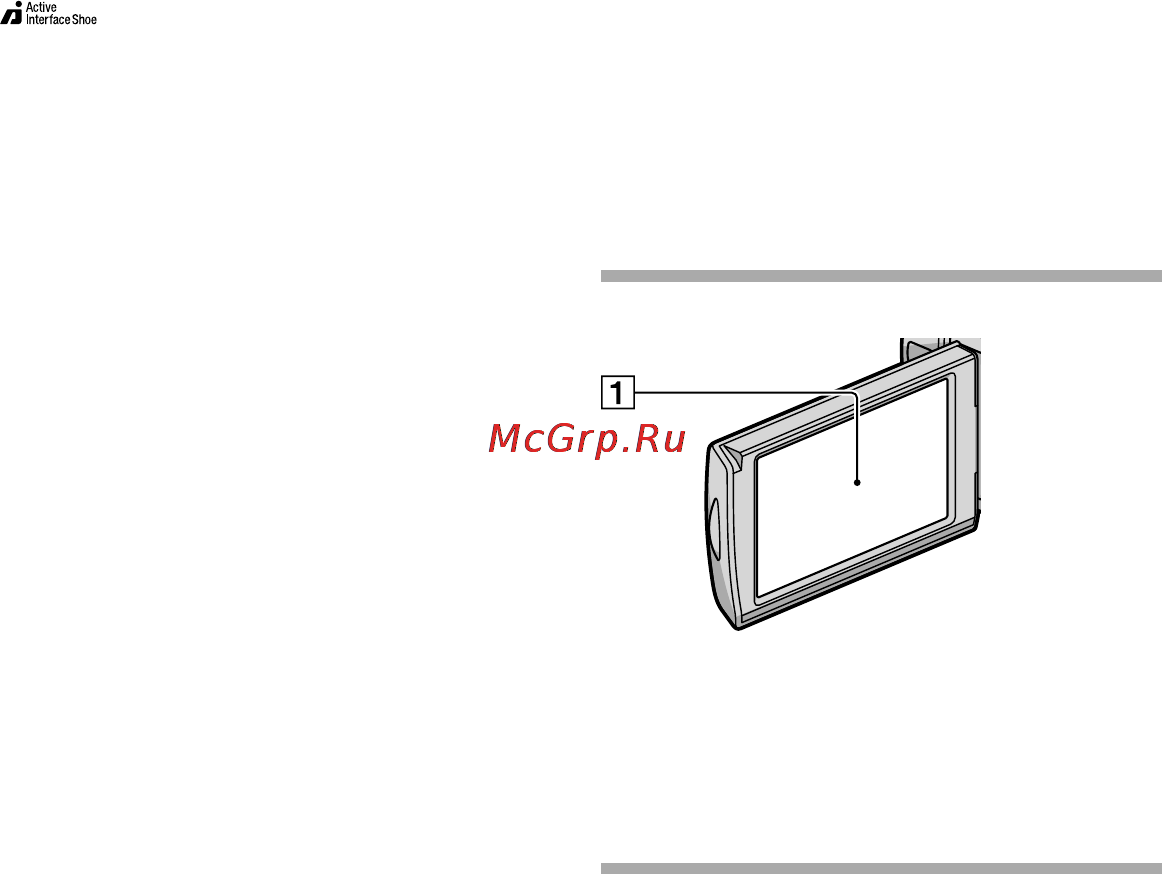 Sony HDR-XR350E [128/134] Active interface shoe
