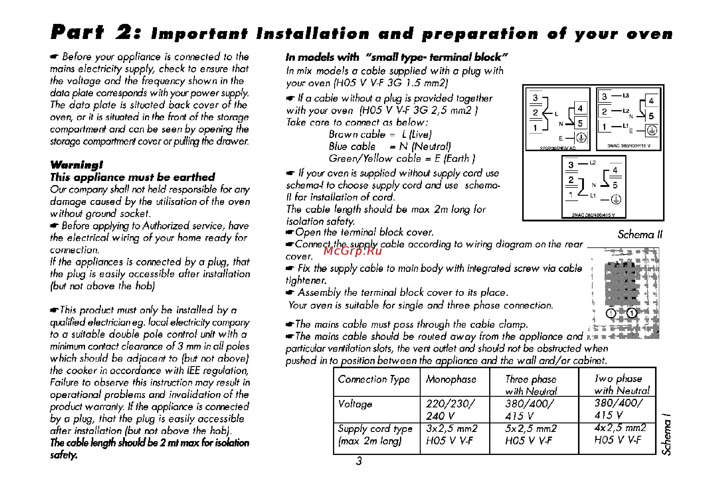 Beko CE 51110 [37/72] Poft 2i important installation and preparation of your oven