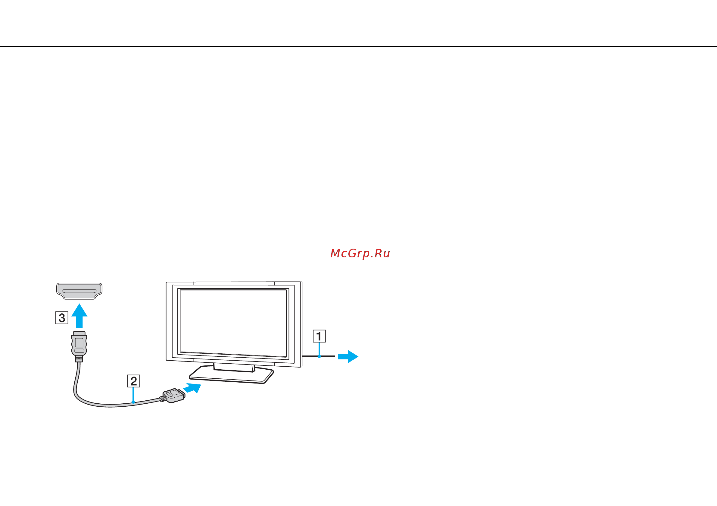 Sony VPCCA1S1E/D [81/170] Подключение телевизора к входному порту hdmi