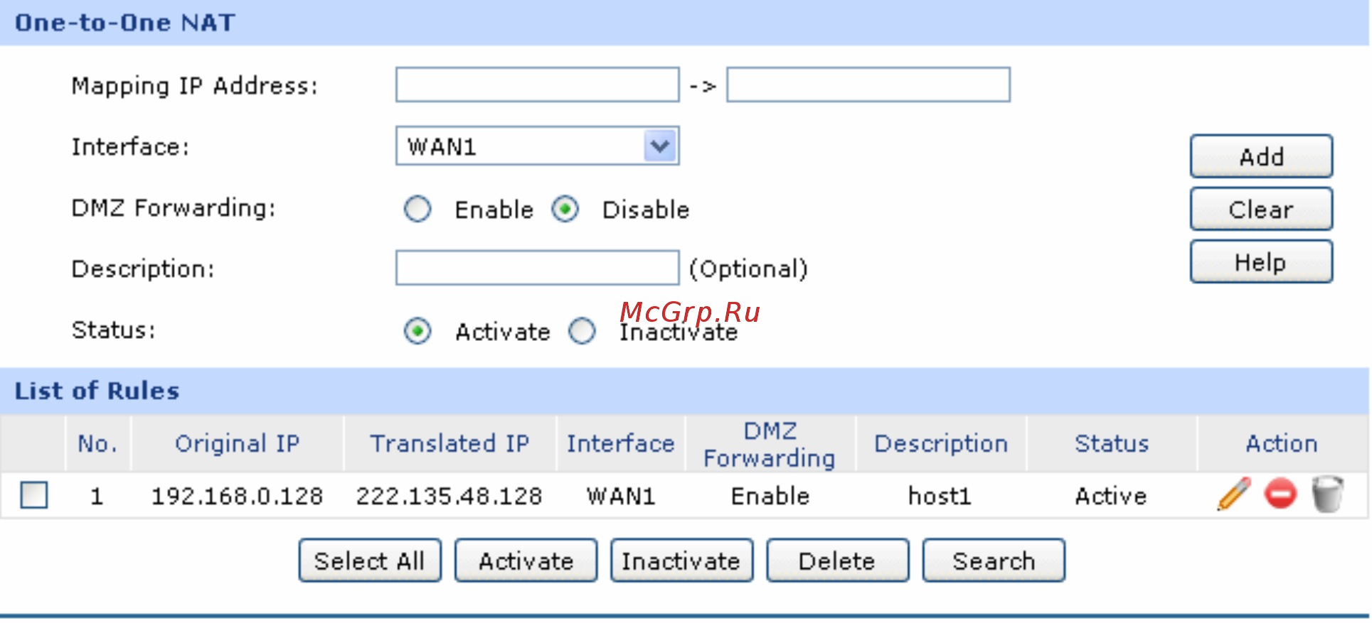 Tp-Link TL-ER6120 [51/167] One to one nat