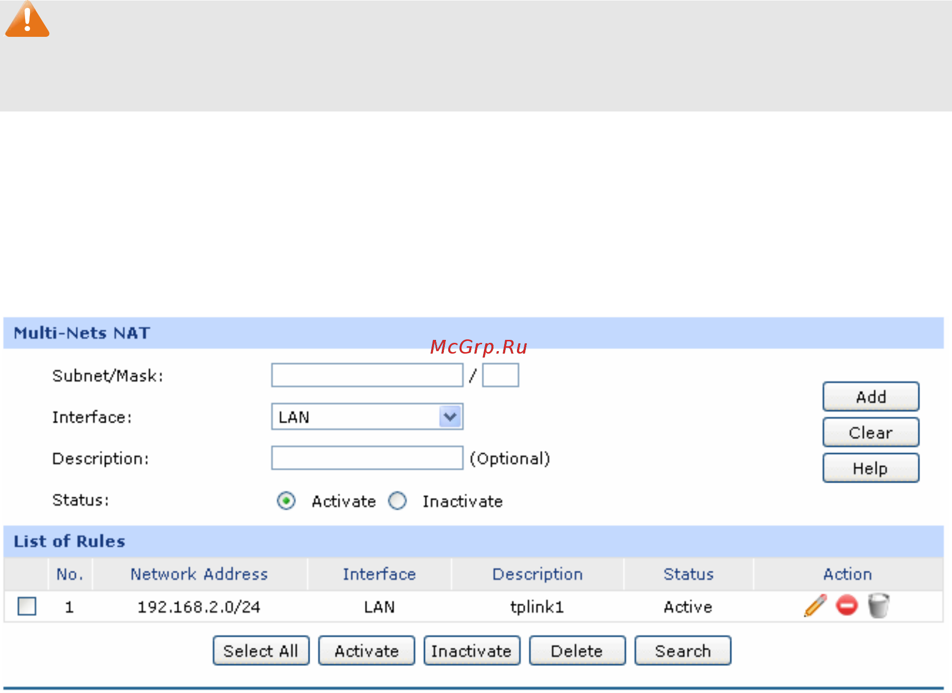 Tp-Link TL-ER6120 [52/167] Multi nets nat