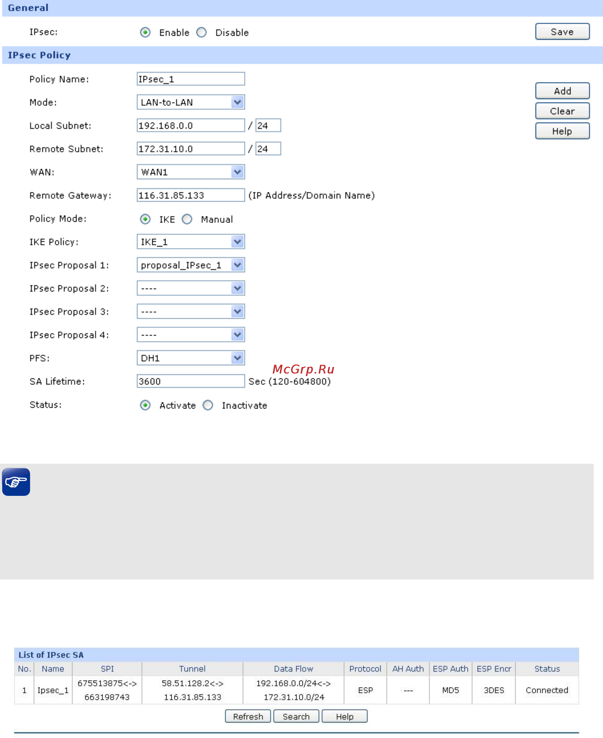 Tp-Link TL-ER6020 [139/168] Pptp vpn setting