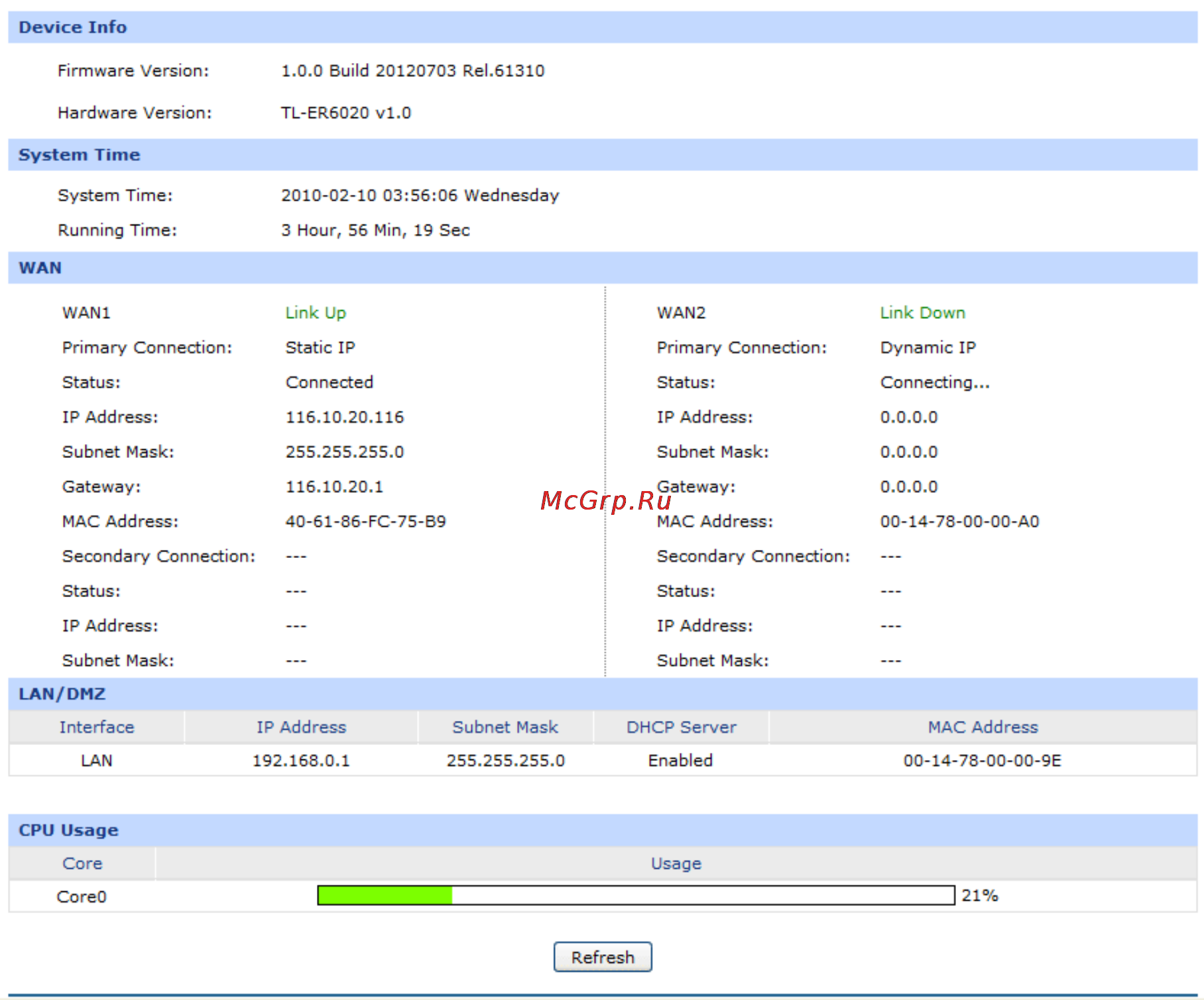 Tp-Link TL-ER6020 [14/168] Chapter 3 configuration