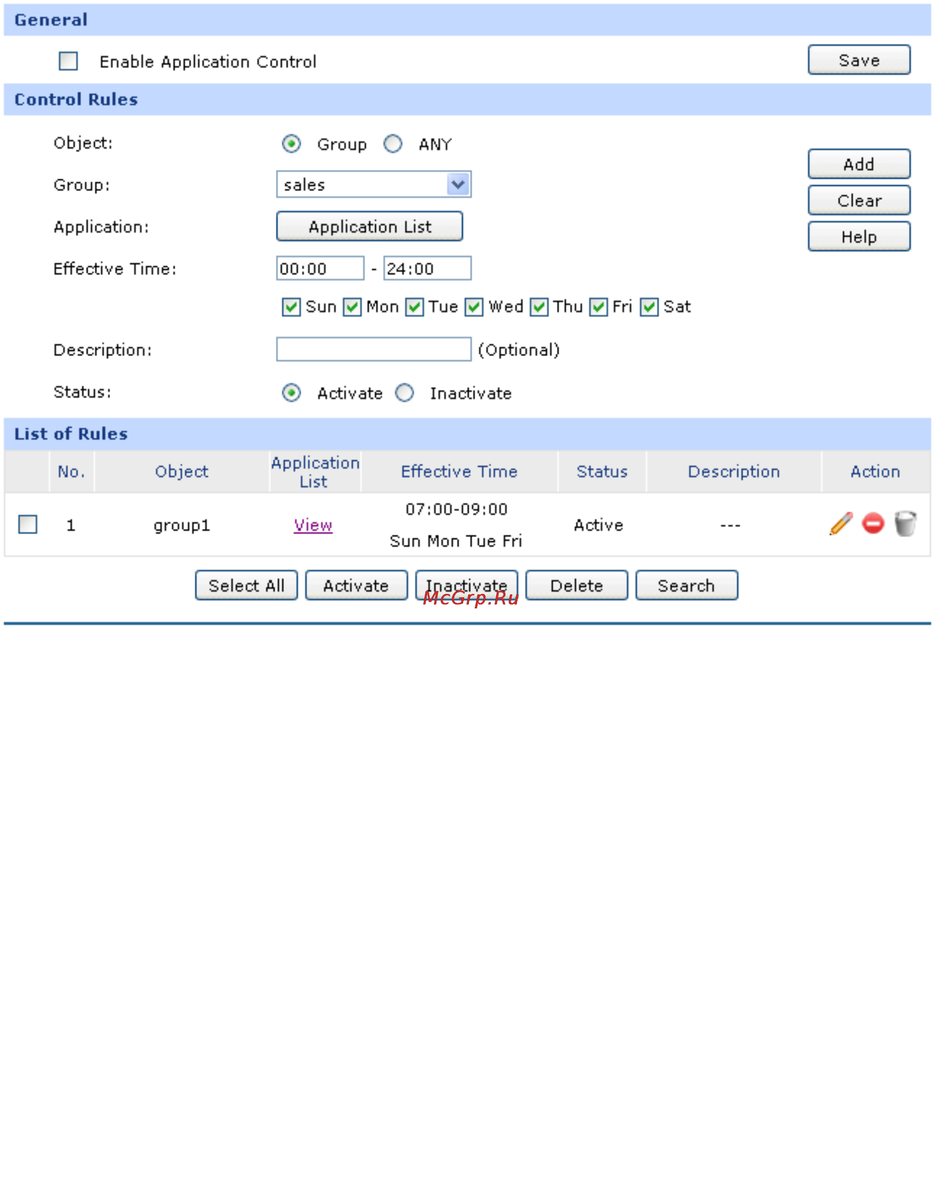 Tp-Link TL-ER6020 [86/168] Control rules