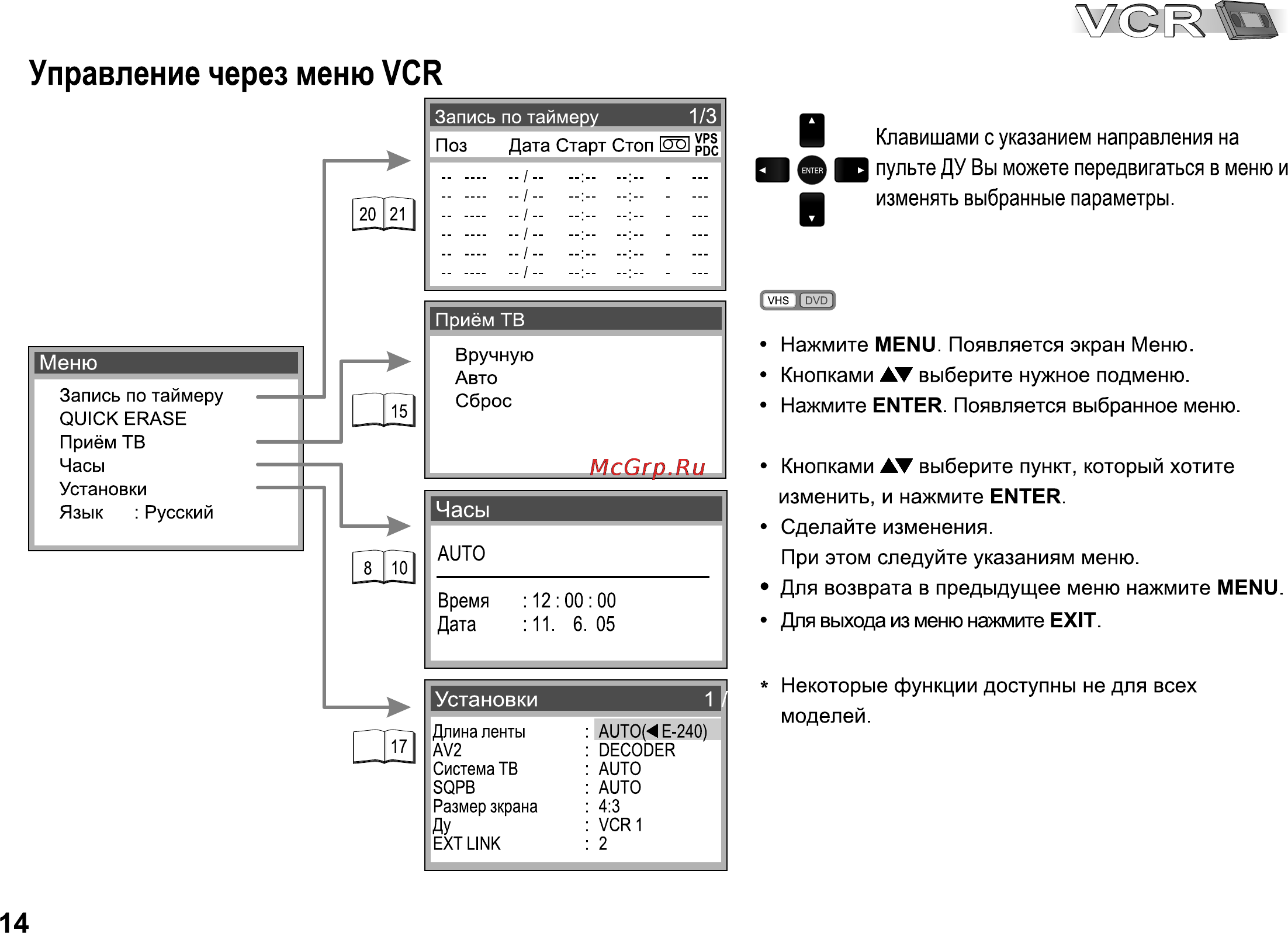 Panasonic NV-VP23 [14/48] Часы
