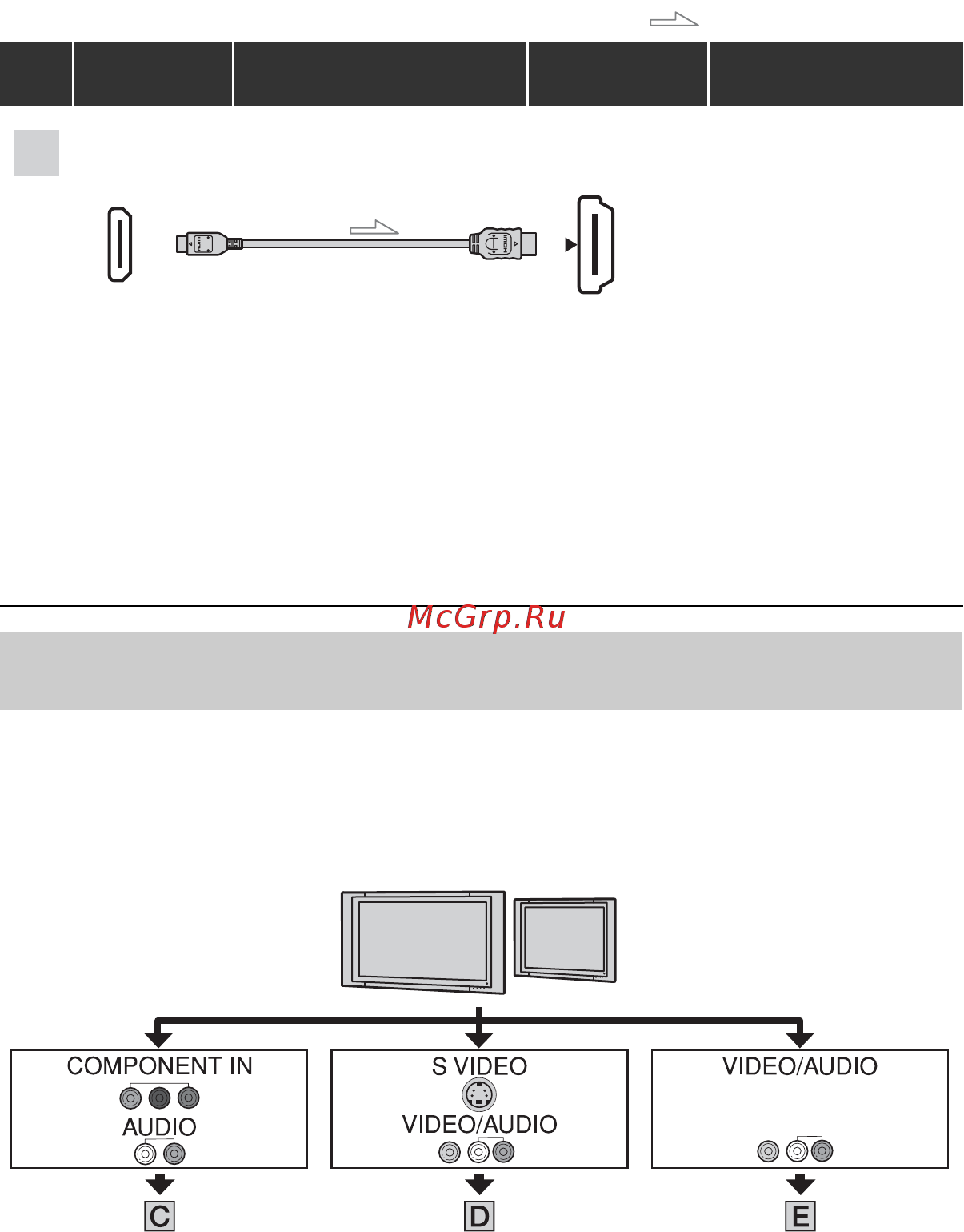 Sony HDR-SR8E [46/138] Подключение к телевизору формата 16 9 широкоэкранный или 4 3