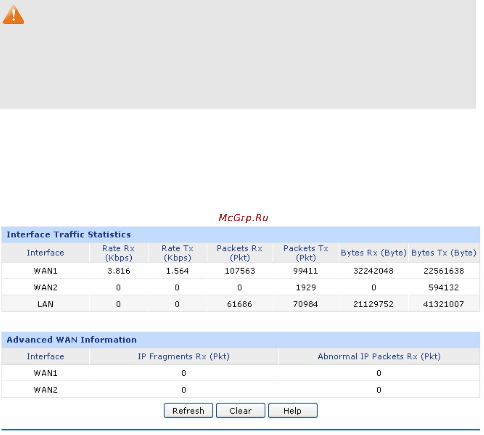 Tp-Link TL-R480T+ [111/124] Statistics