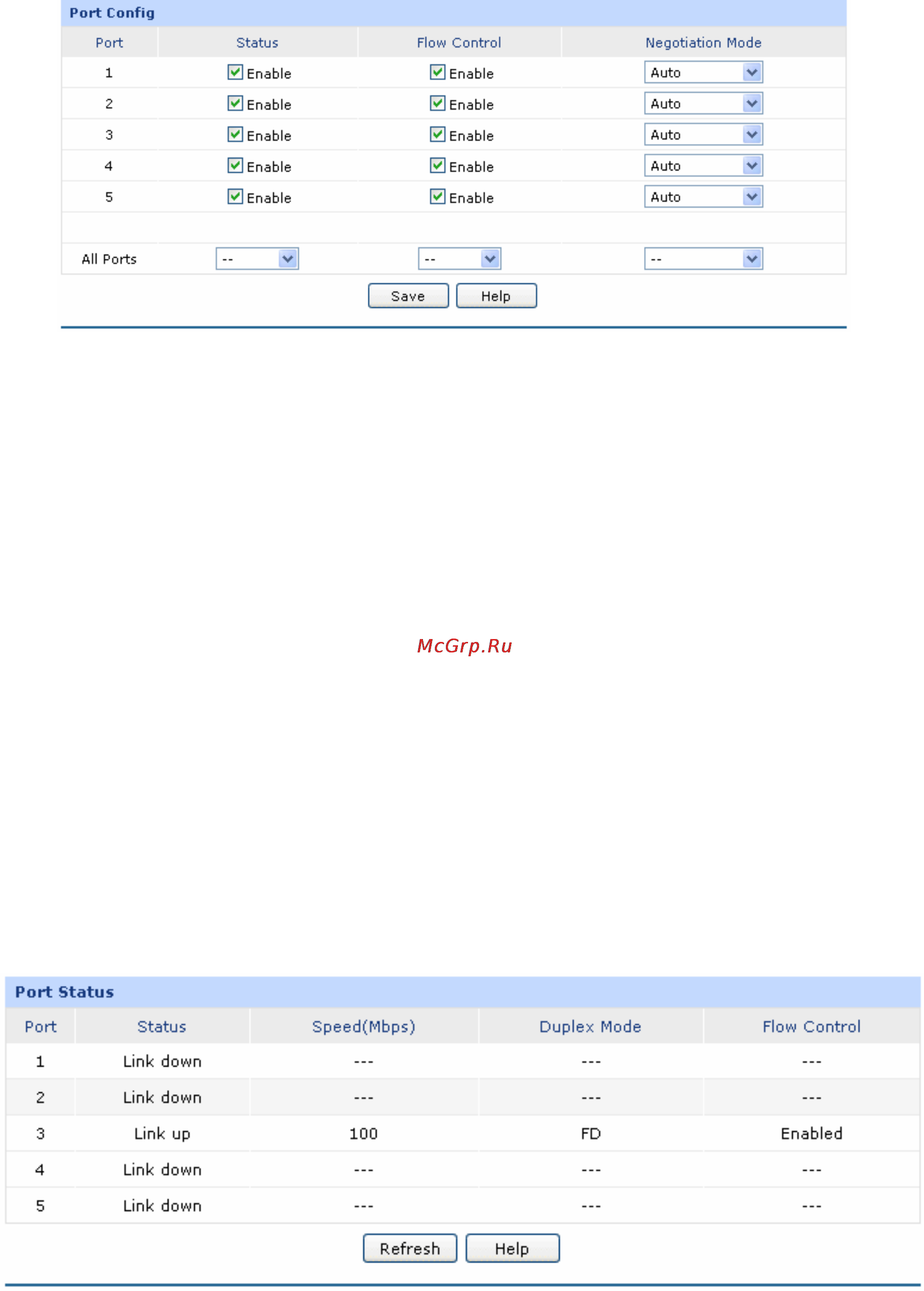 Tp-Link TL-R480T+ [51/124] Port status