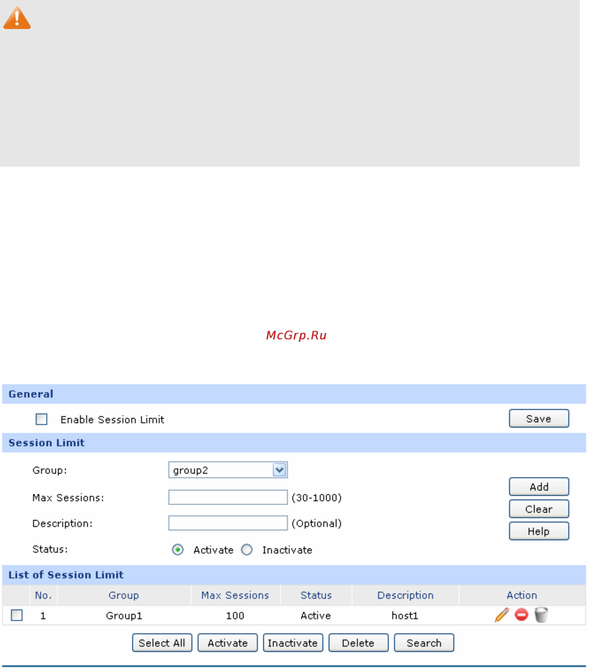 Tp-Link TL-R480T+ [68/124] Session limit