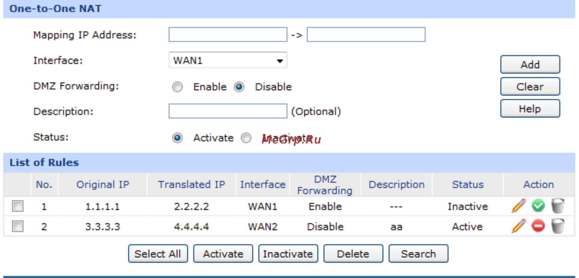 Tp-Link TL-ER5120 [53/146] One to one nat