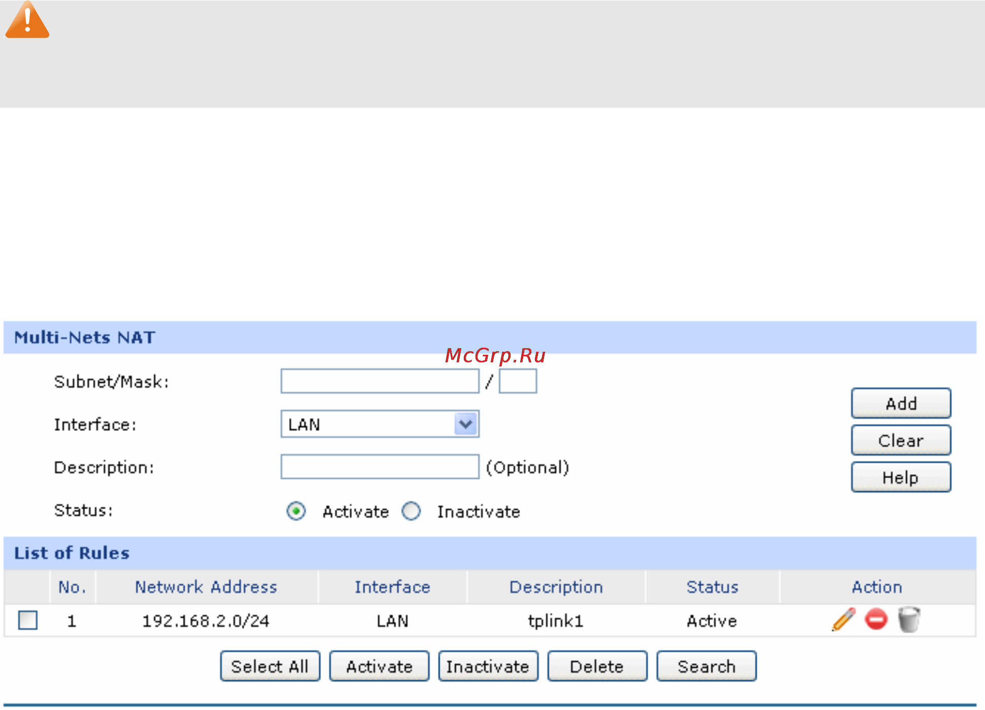 Tp-Link TL-ER5120 [54/146] Multi nets nat