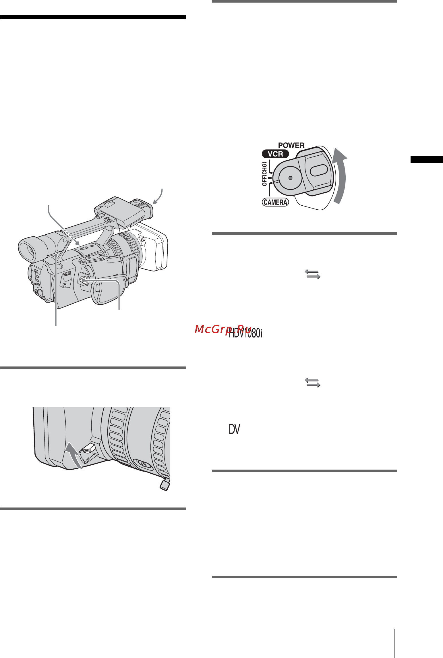 Sony HDR-FX1E [21/132] Запись фильмов