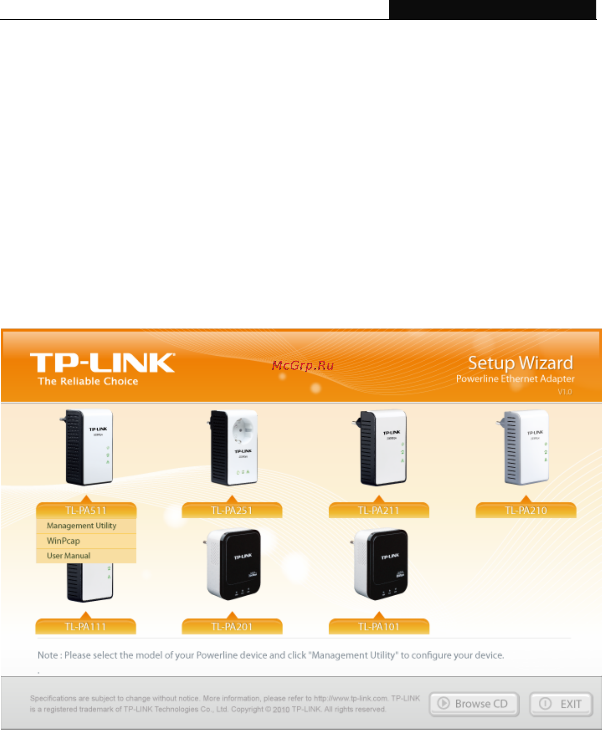 Tp-Link TL-PA511 [12/29] Chapter 3 installing management utility