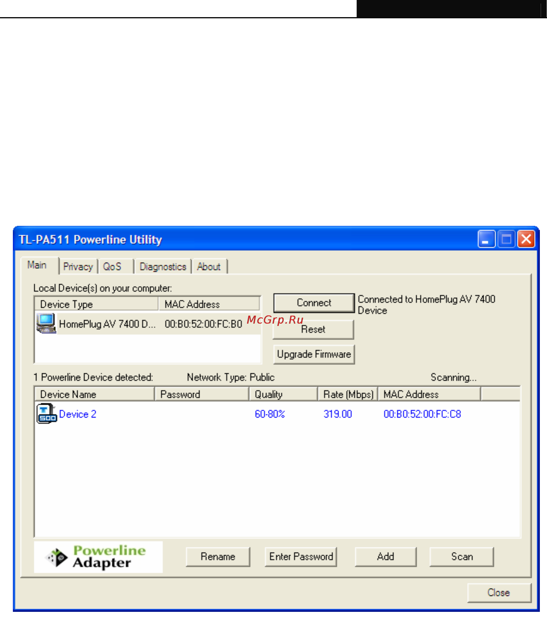 Tp-Link TL-PA511 [16/29] Chapter 4 using the management utility