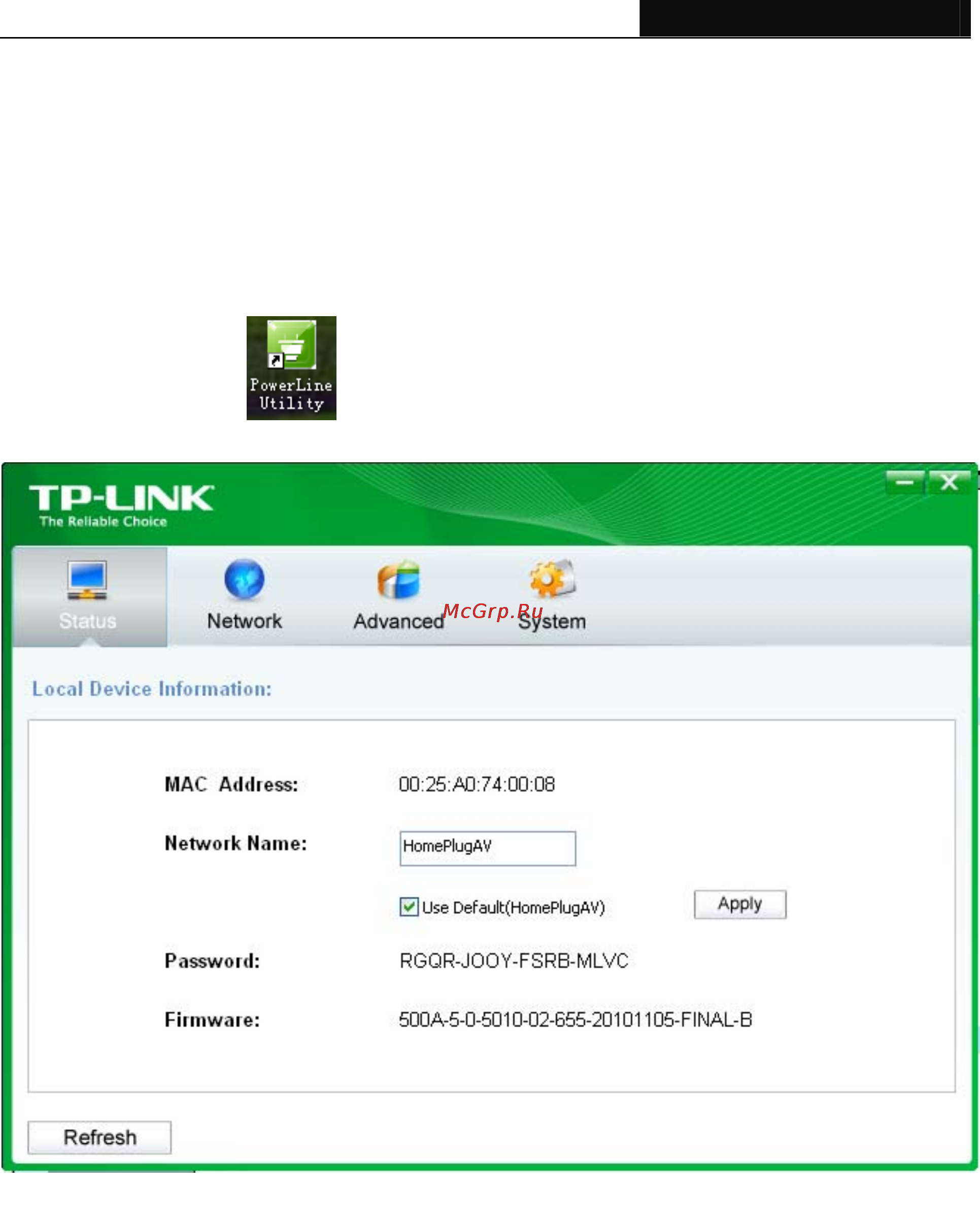 Tp-Link TL-PA411KIT [18/28] Chapter 4 using the management utility