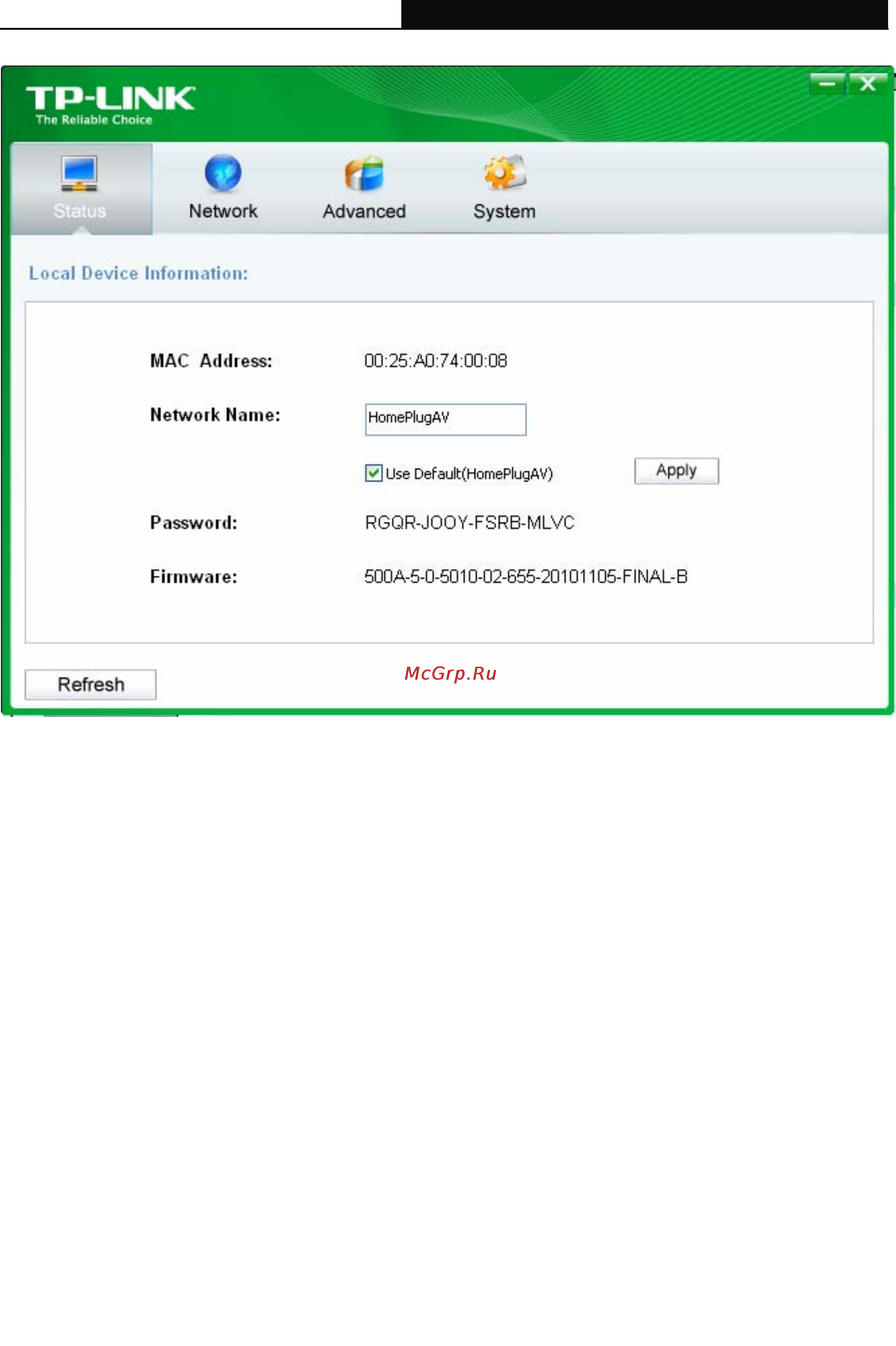 Tp-Link TL-PA551 [18/27] Set local device s network name