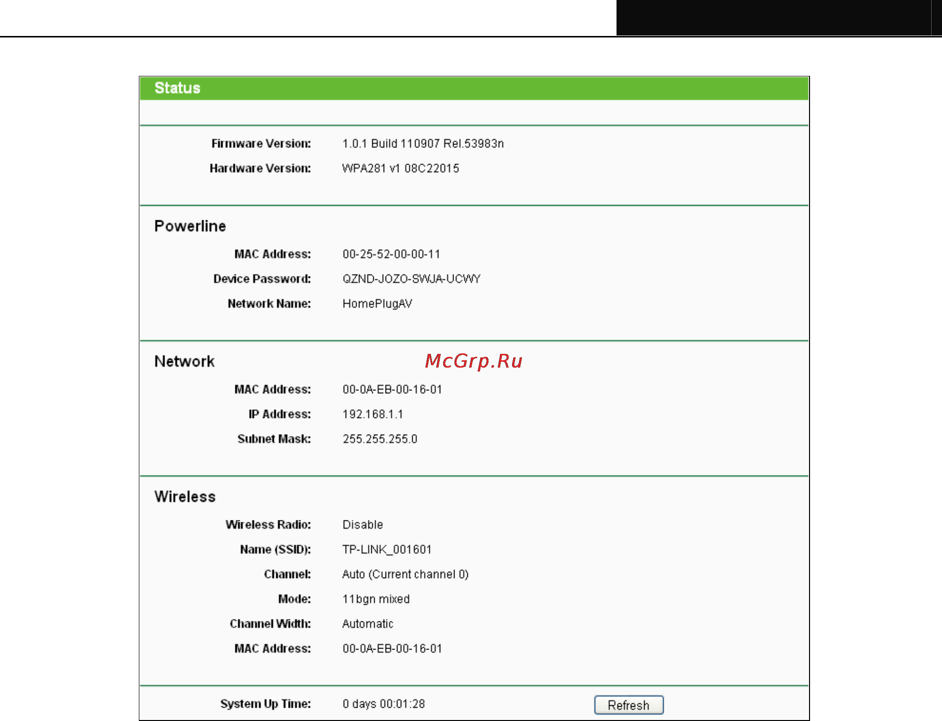 Tp-Link TL-WPA281 Инструкция по эксплуатации онлайн [17/50] 39240