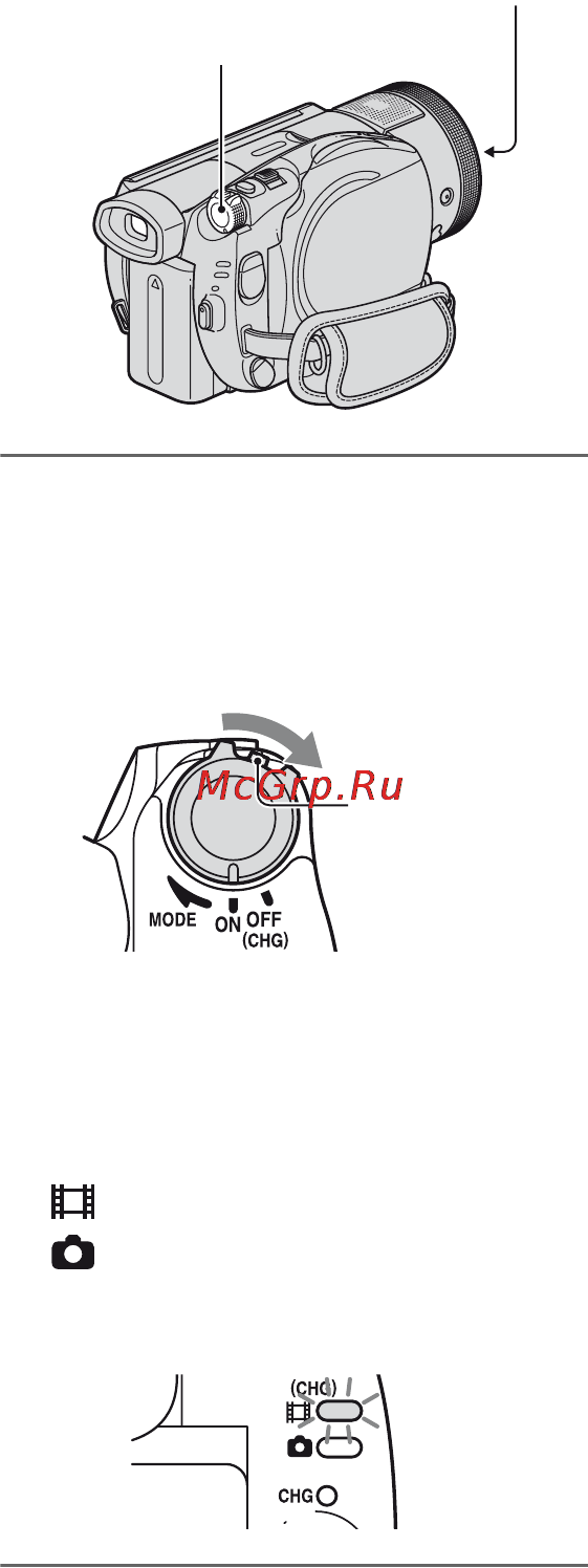 Sony HDR-UX1E [32/175] Для отключения питания
