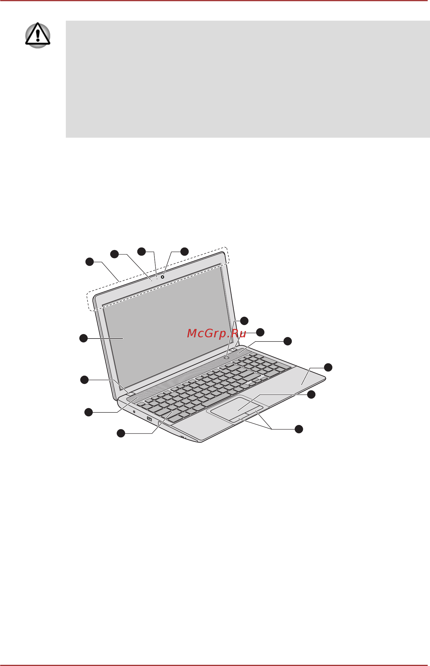 Toshiba Satellite C850D-DPK [39/191] Вид спереди с открытым дисплеем