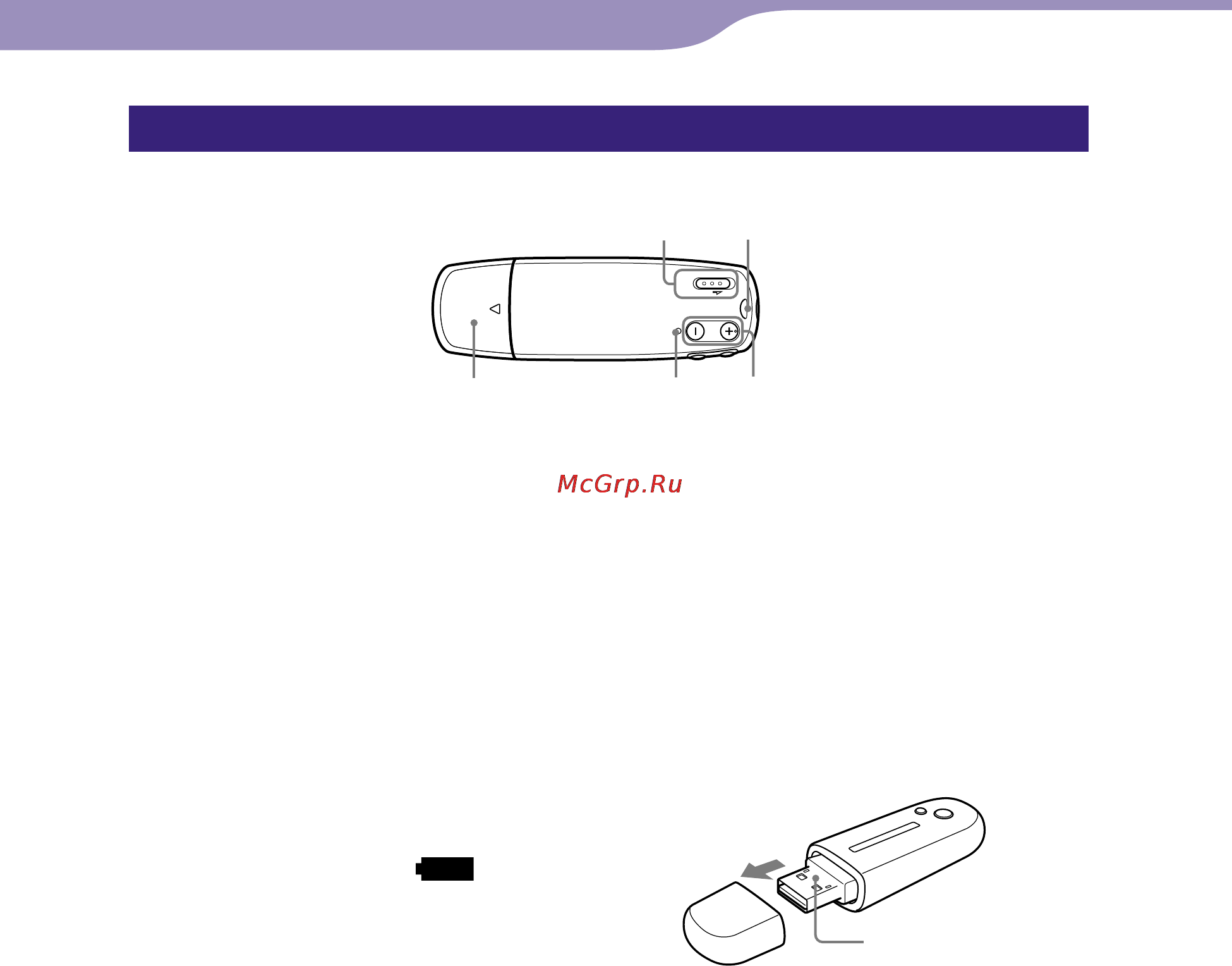 Sony NW-E003F [9/78] Кнопка reset