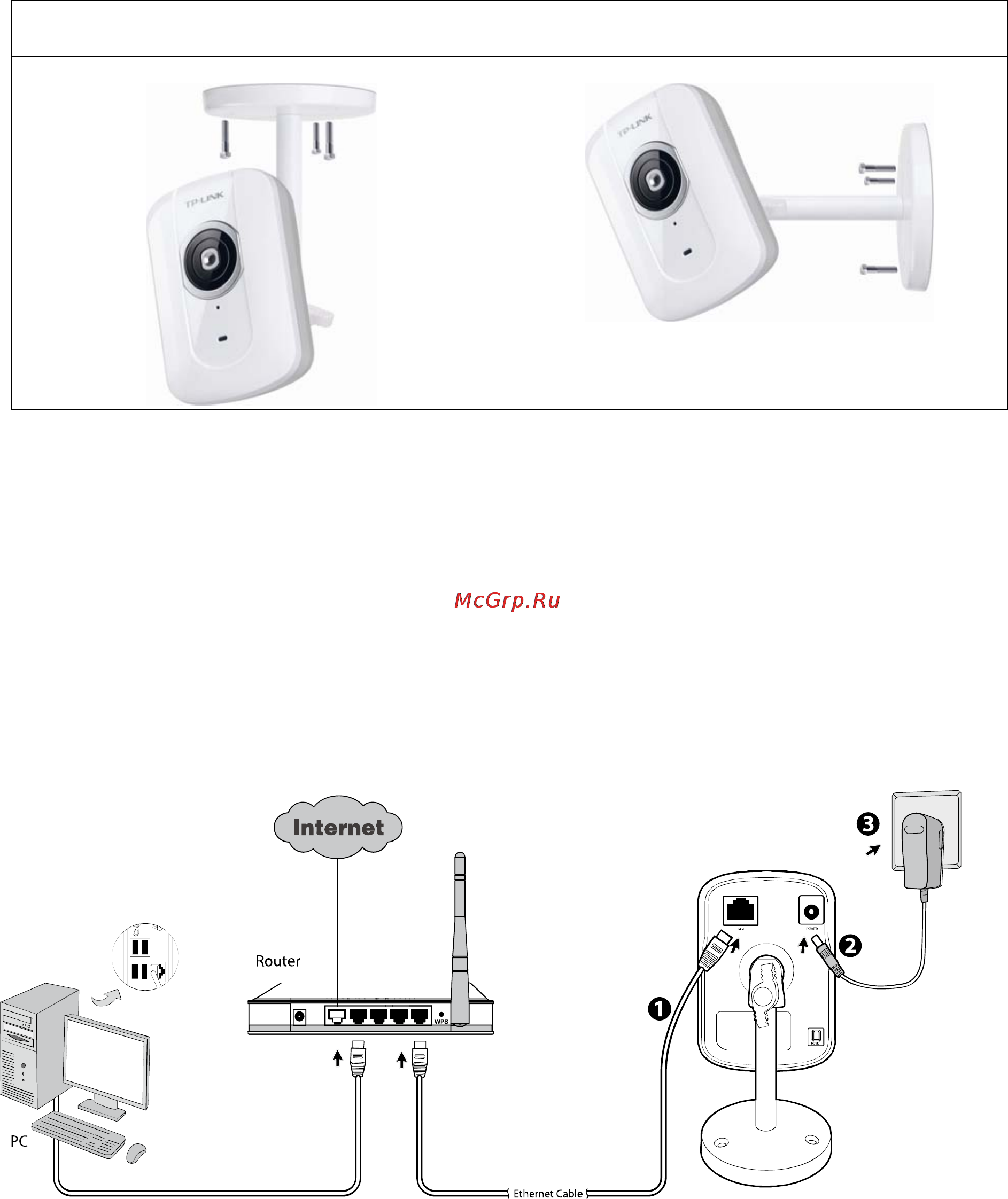 Tp-Link TL-SC2020 [12/46] Wall and ceiling mount