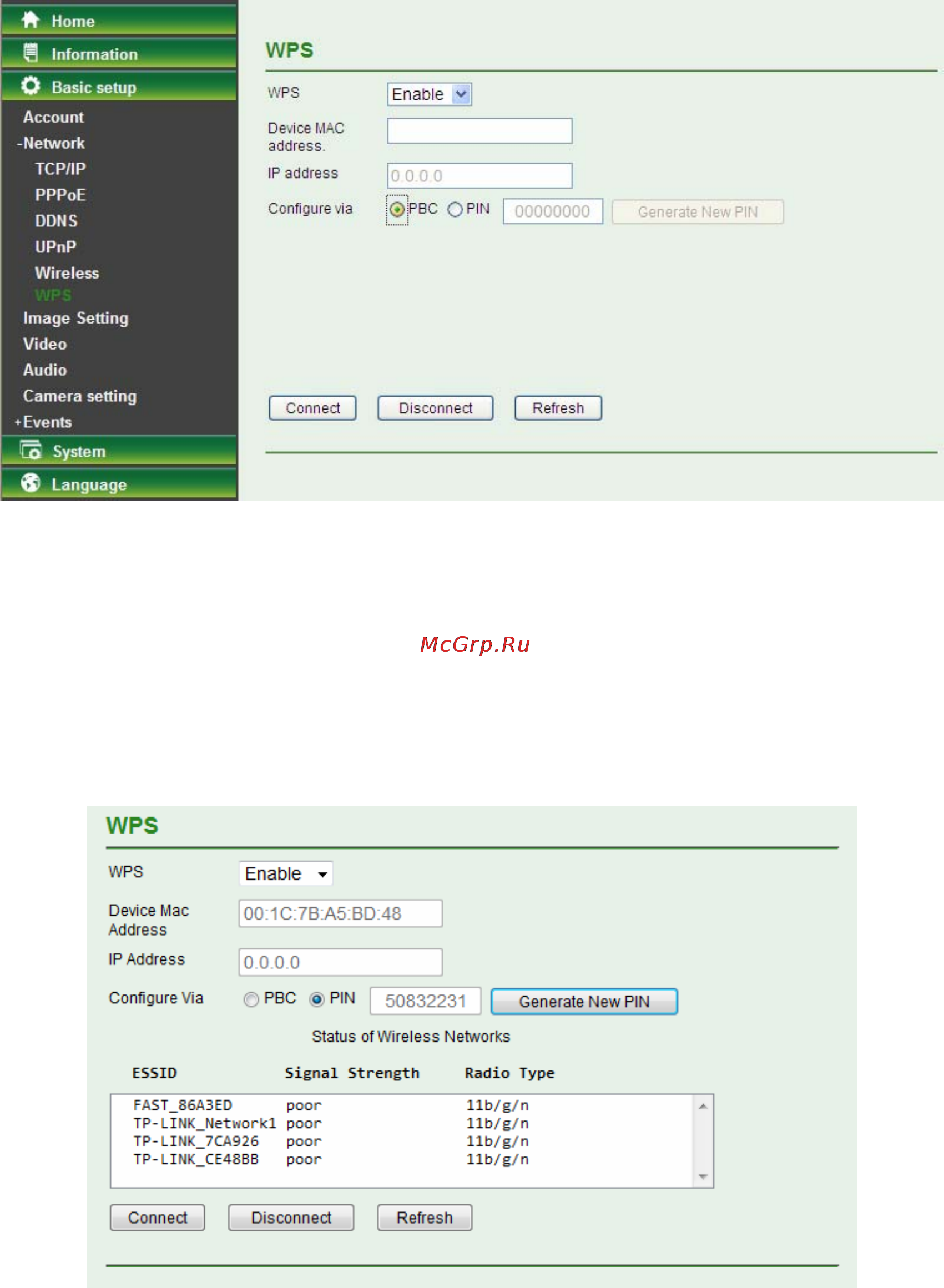 Tp-Link TL-SC2020N [37/53] I pbc push button configuration method
