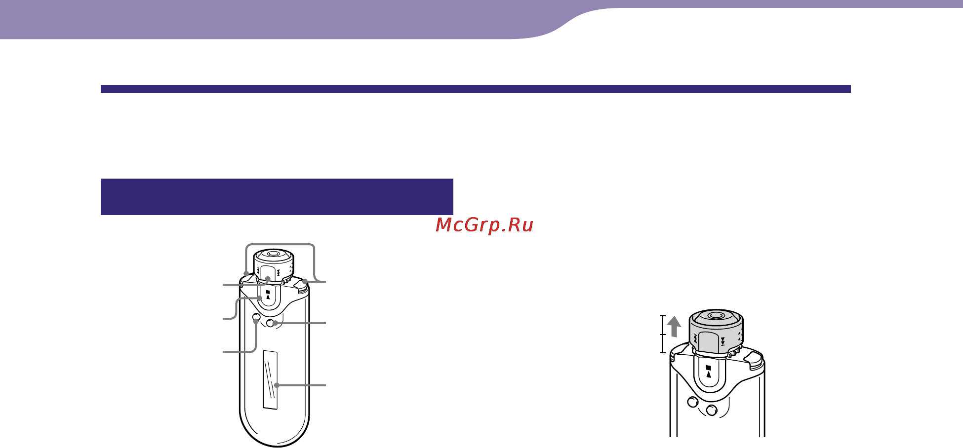 Sony NW-A608 [8/92] Basic operation parts and controls
