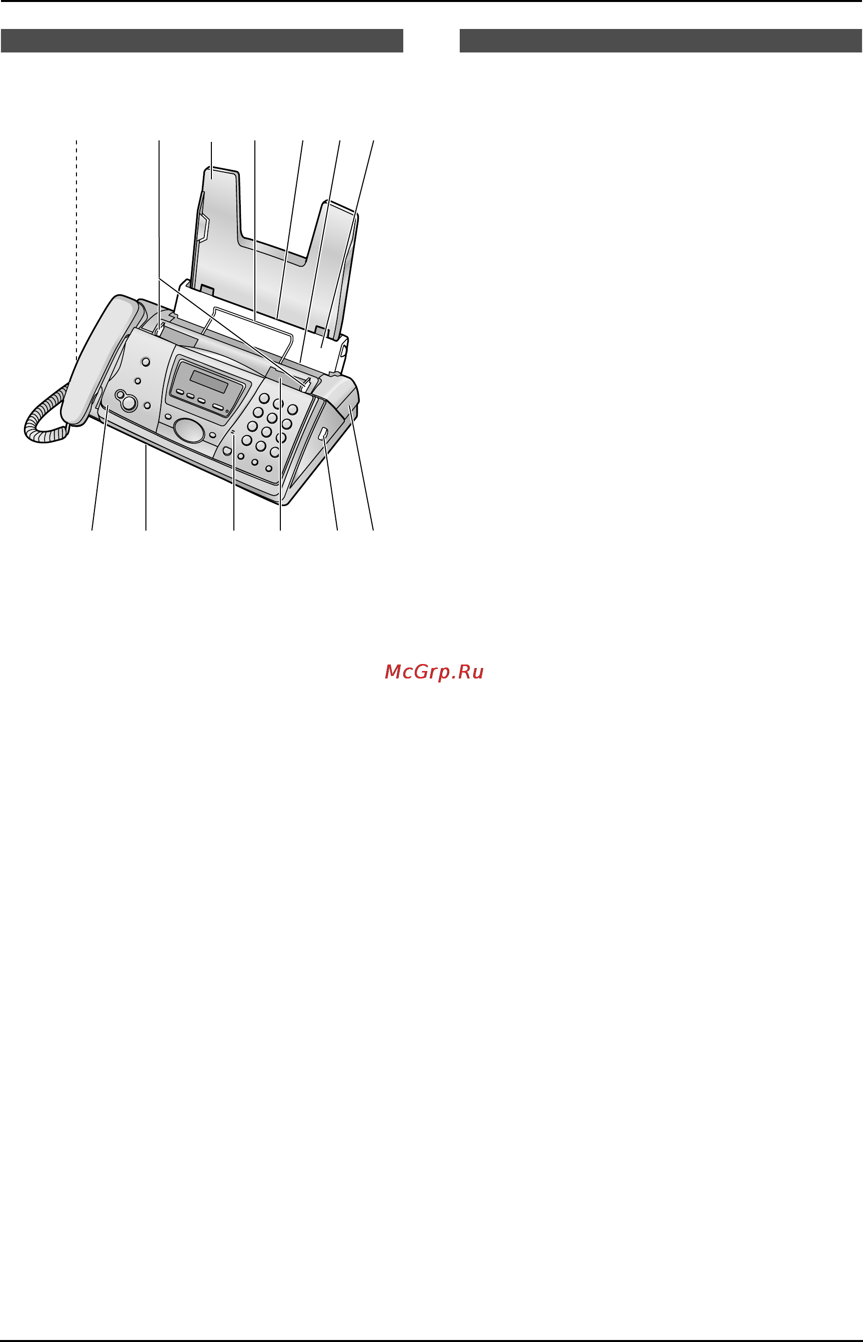 Panasonic KX-FP143RU [11/78] 5 4 3 7 6 2