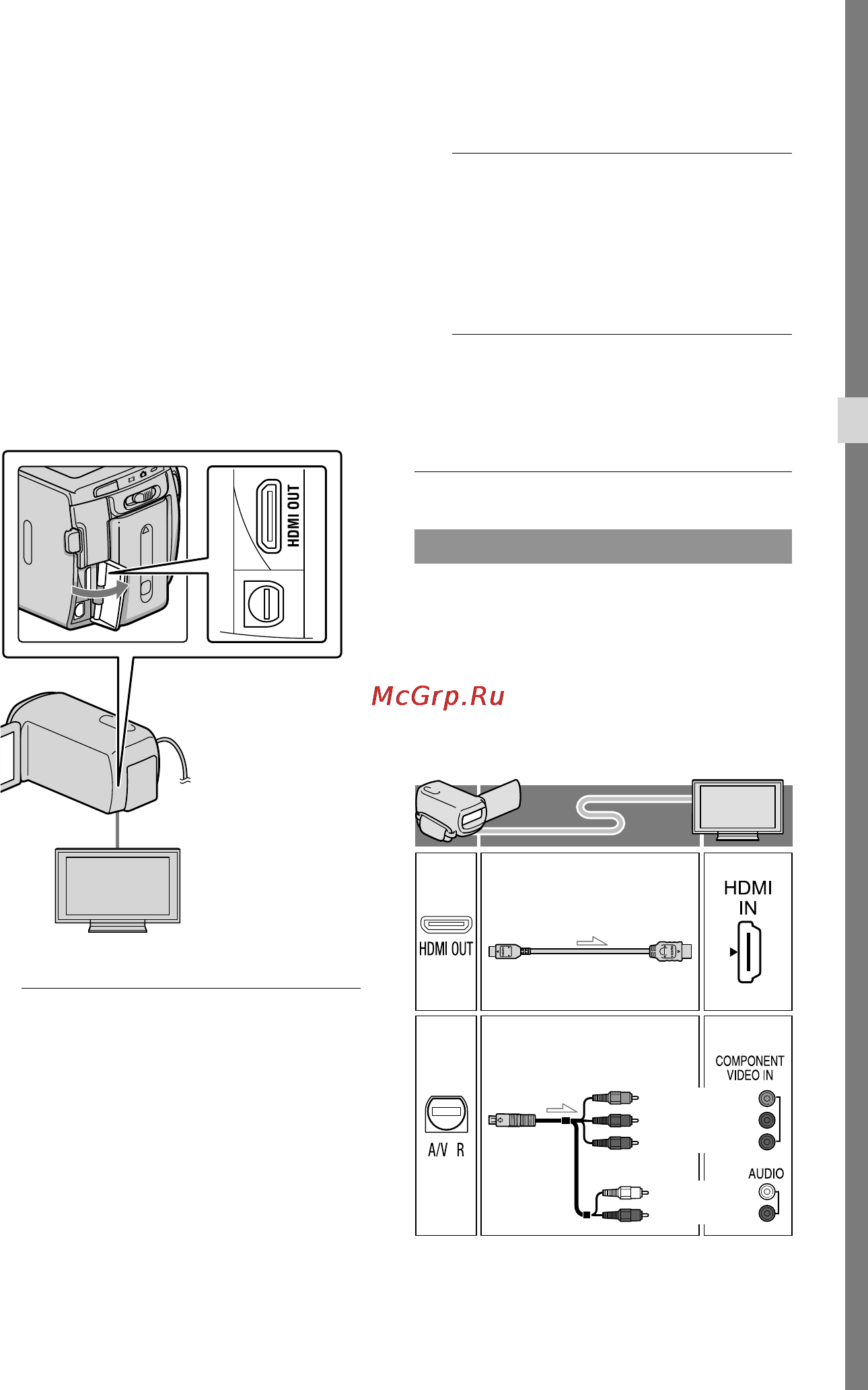 Sony HDR-TD10E [111/155] Відтворення зображень на екрані телевізора