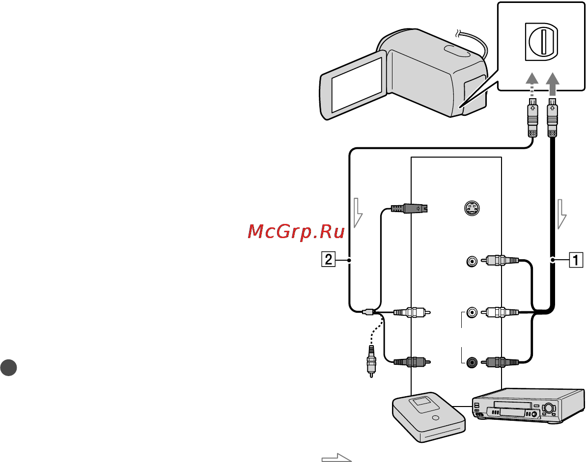 Sony HDR-TD10E [52/155] Создание диска с качеством изображения стандартной четкости std с помощью рекордера и т п