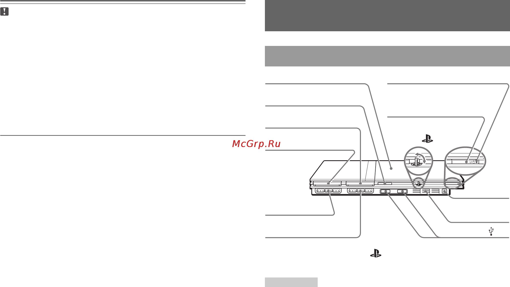 Sony SCPH-75008 [60/112] Названия компонентов