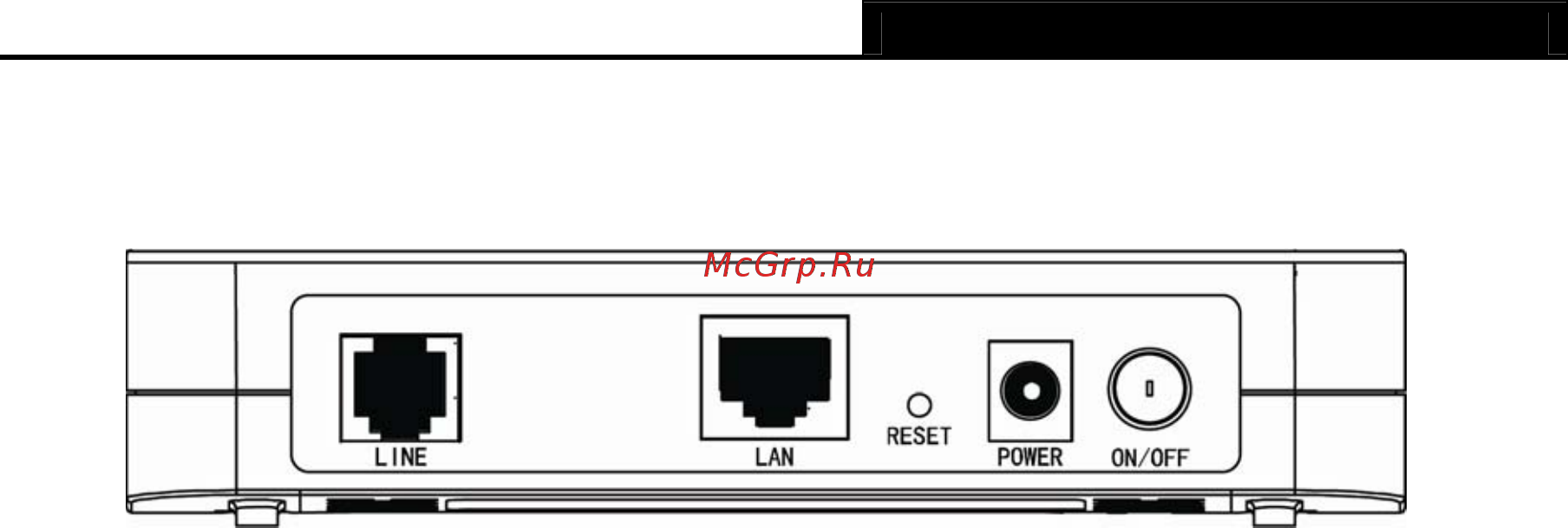 Tp-Link TD-8810 [11/80] Rear panel