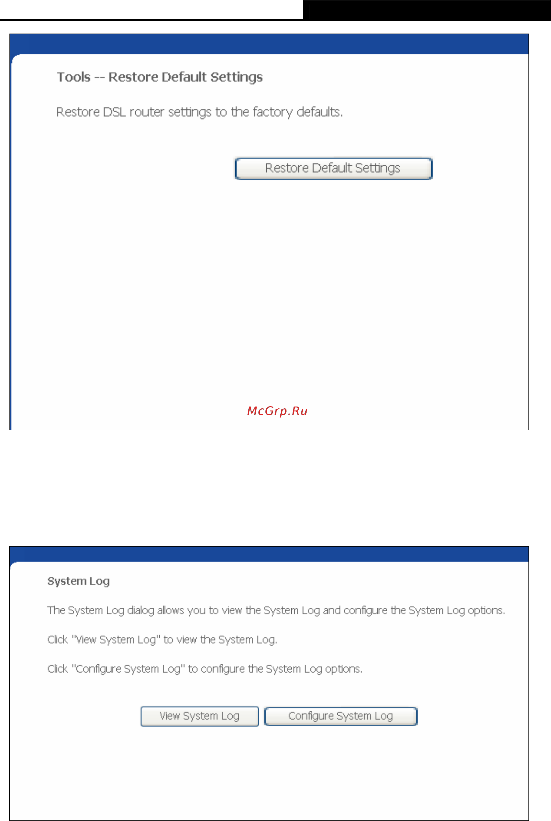 Tp-Link TD-8810 [68/80] System log