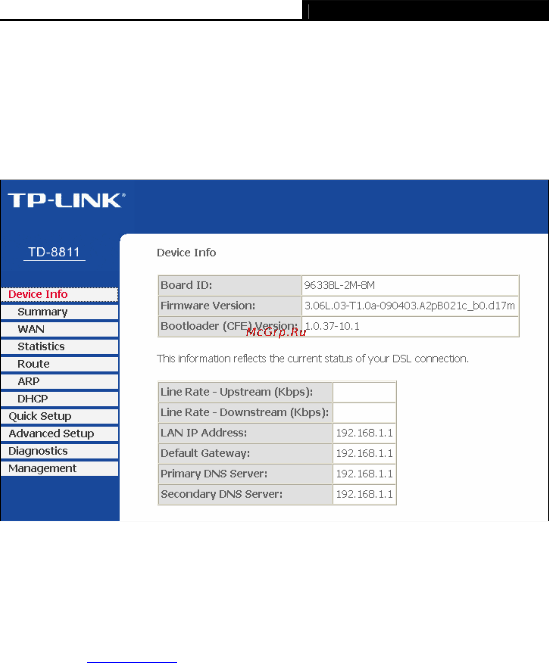 Tp-Link TD-8811 [39/78] Chapter 4 web based configuration