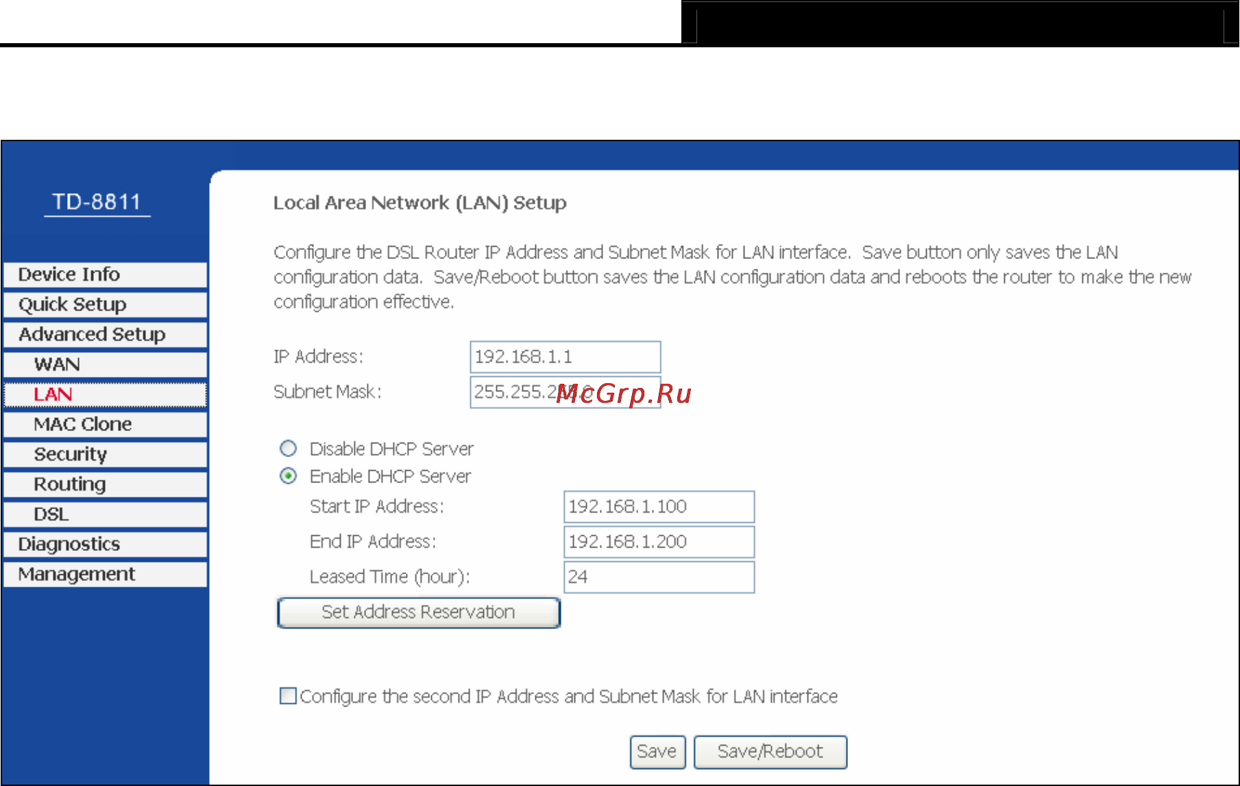 Tp-Link TD-8811 Инструкция по эксплуатации онлайн [52/78] 16790
