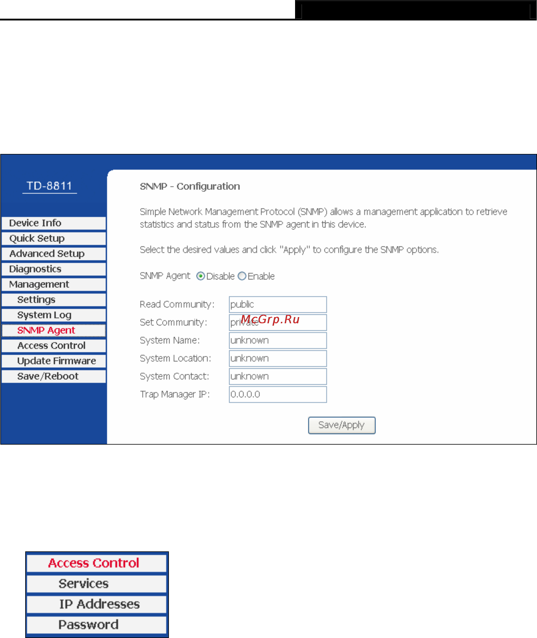 Tp-Link TD-8811 [68/78] Access control