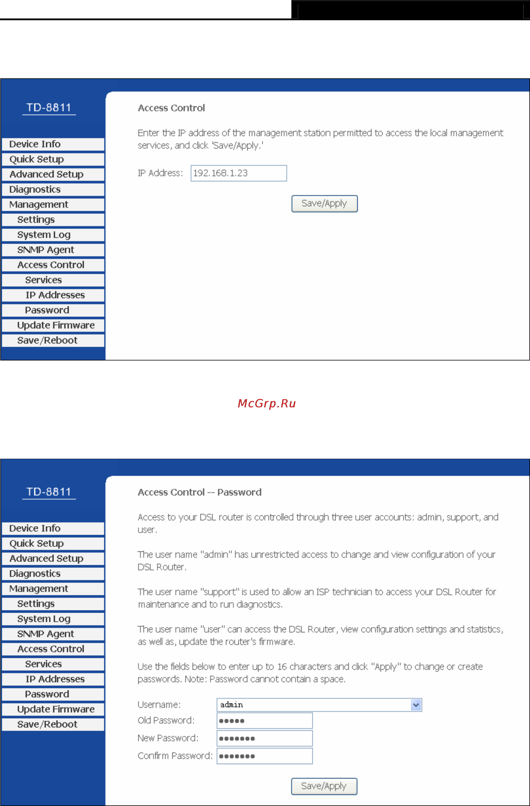 Tp-Link TD-8811 [70/78] Password