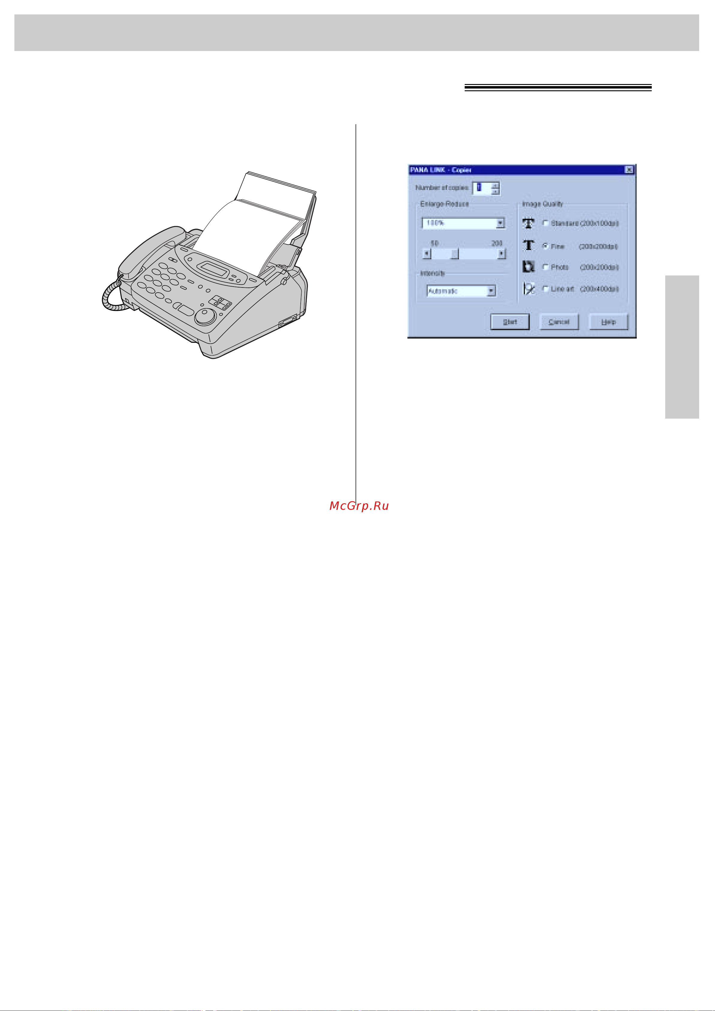Panasonic KX-FM131RS [18/164] Копирование