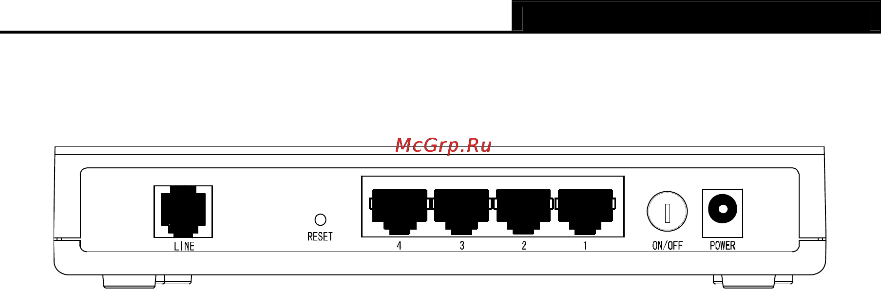Tp-Link TD-8840 [12/63] The rear panel