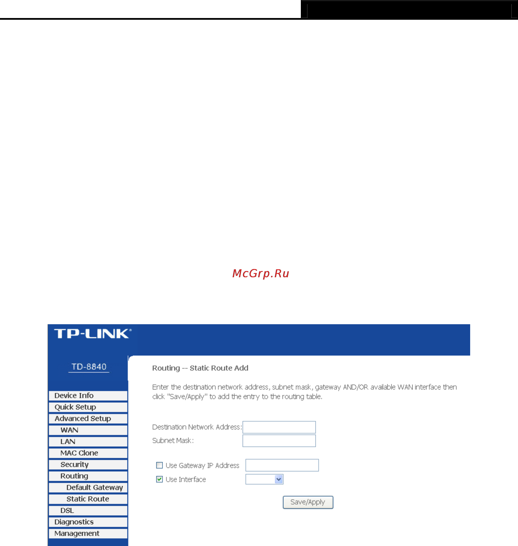 Tp-Link TD-8840 Инструкция по эксплуатации онлайн [48/63] 16797