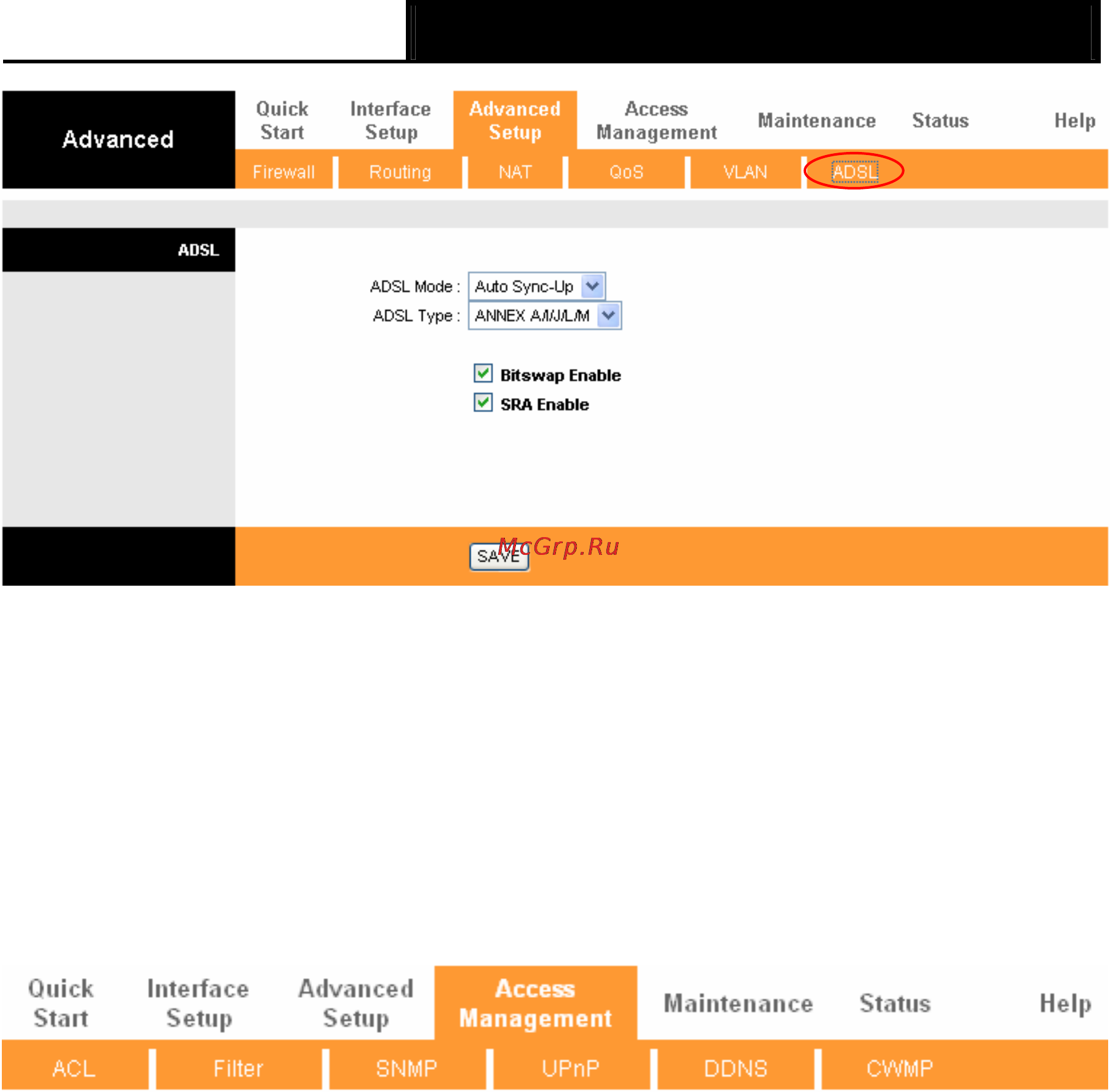 Tp-Link TD-W8101G [44/63] Access management